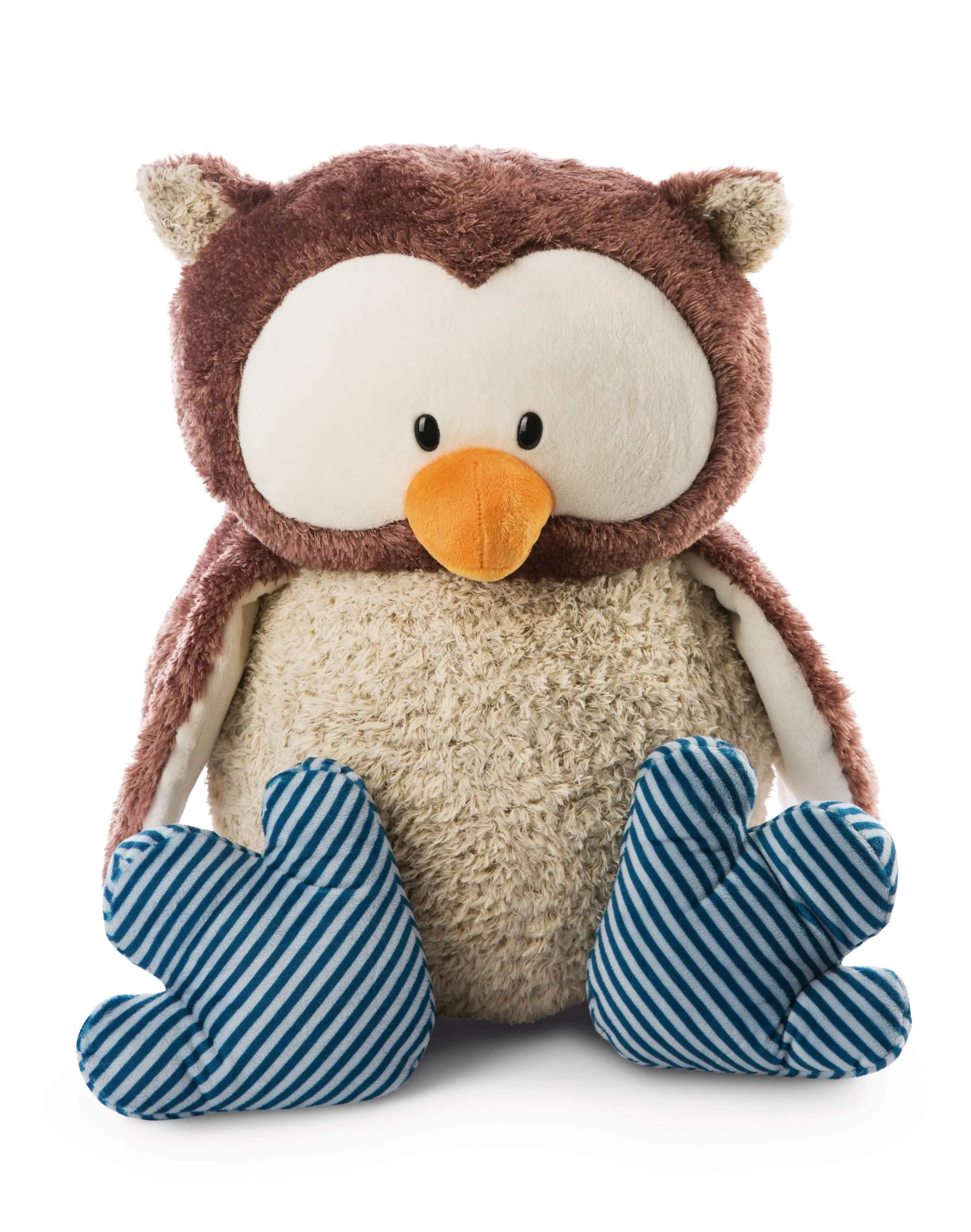 NICI Peluche gufo Oscar 80cm, marrone/beige