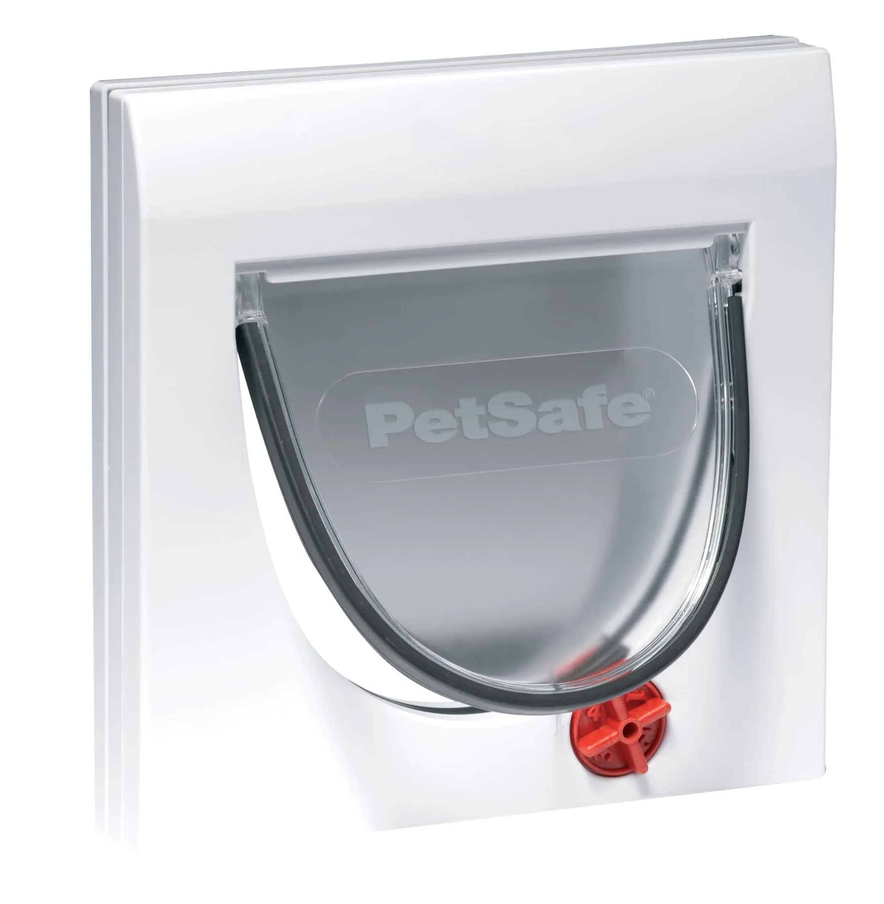 PetSafe Staywell Classic, Gattaiola Manuale per Gatti, Chiusura Magnetica, 4 Modalità di Bloccaggio, Entrata e Uscita, Montagio Facile, Tunnel Fisso, Gatti Fino a 7 Kg, Bianco