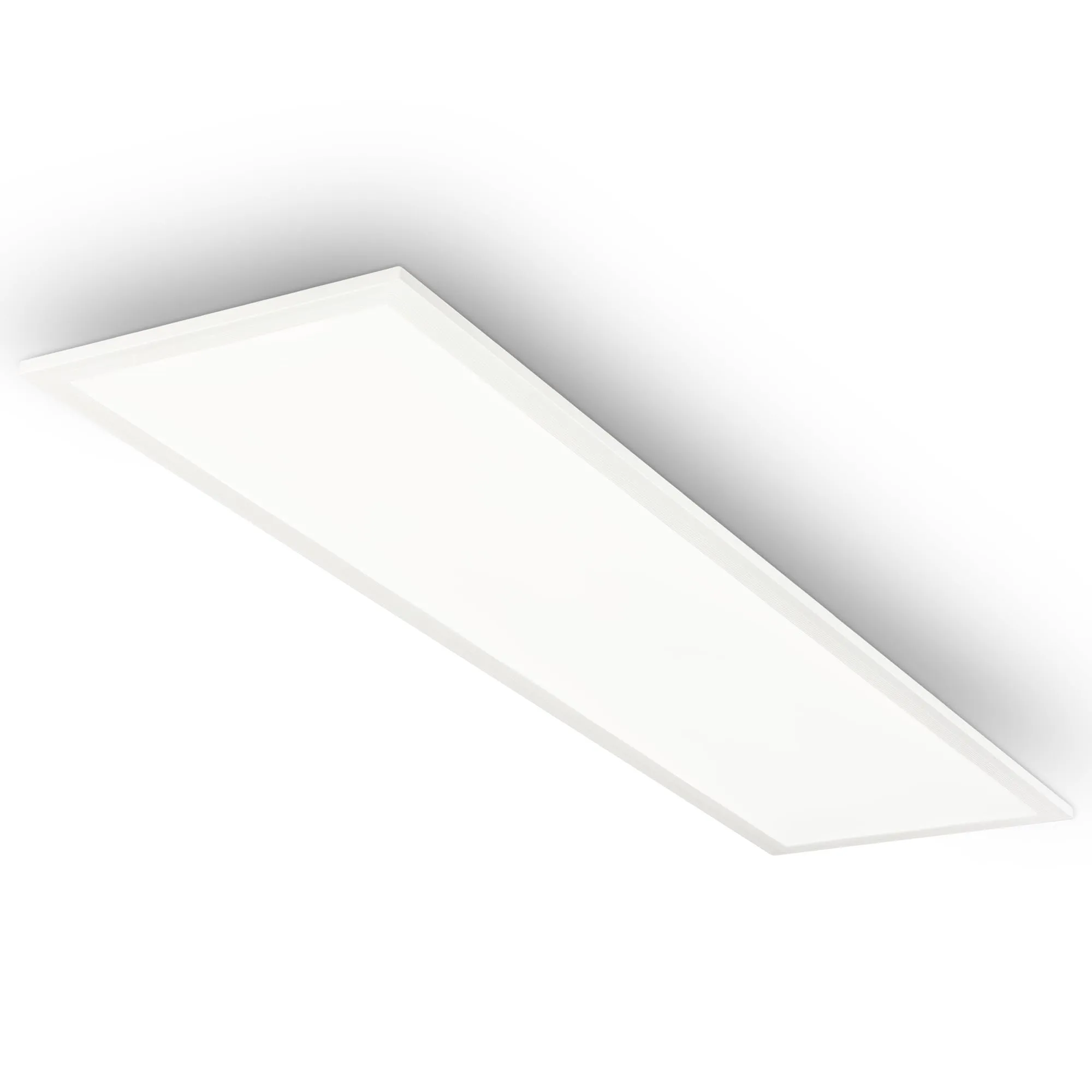 BRILONER - Pannello LED con luce bianca neutra, IP44 resistente agli spruzzi, pannello soffitto, pannelli LED, pannelli soffitto, pannelli luminosi, luce pannello, 100x25x6 cm, bianco