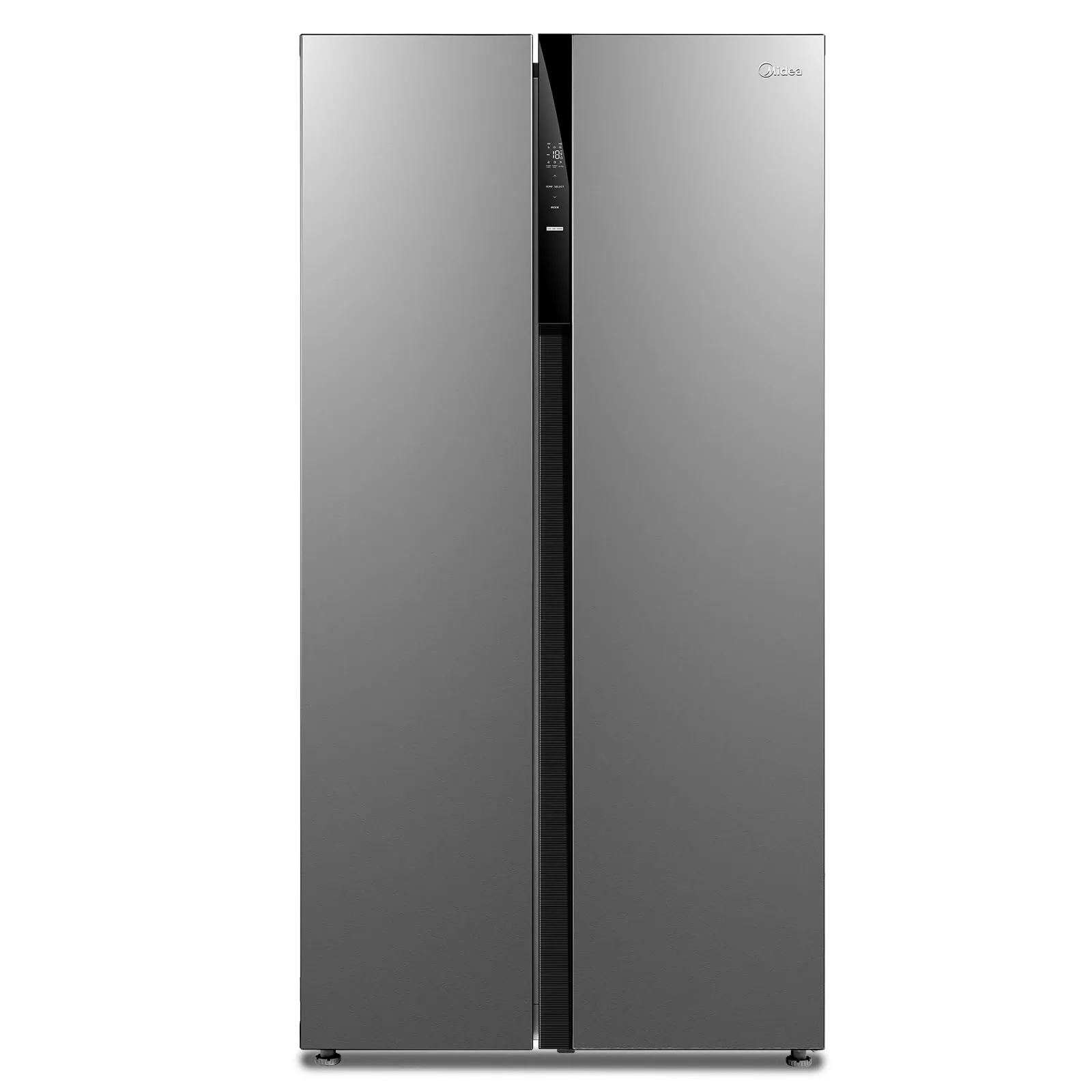 Midea MERS530FGE02, frigorifero con congelatori, 548L, 324 KWH/annum, Illuminazione LED, Nofrost, Compressore Inverter, Inox, 35dB