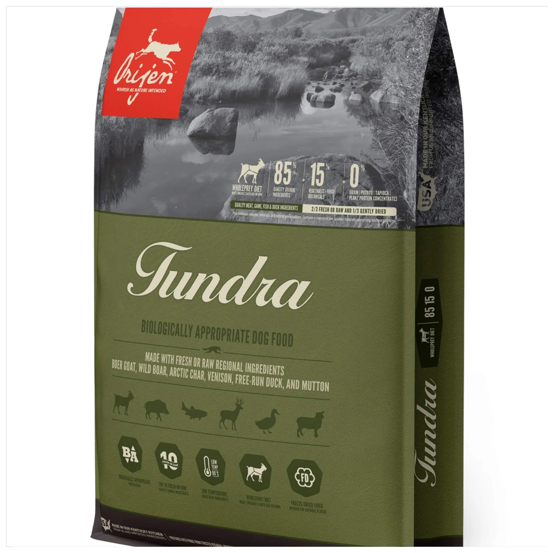 Orijen Cibo per Cani di Taglia Media, Cane, Adulti, Stomaco Sensibile, 2 kg, 4.4 pounds