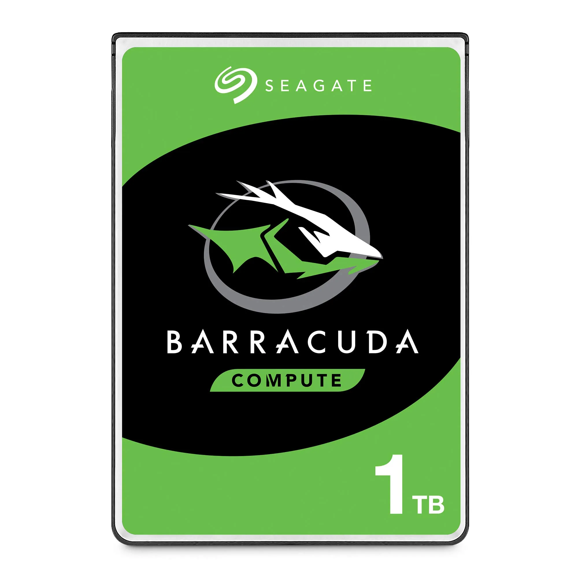 Seagate BarraCuda 1TB, Unità disco interna, 2.5", SATA 6 GB/s, 5400 RPM, 128 MB cache (ST1000LM048)