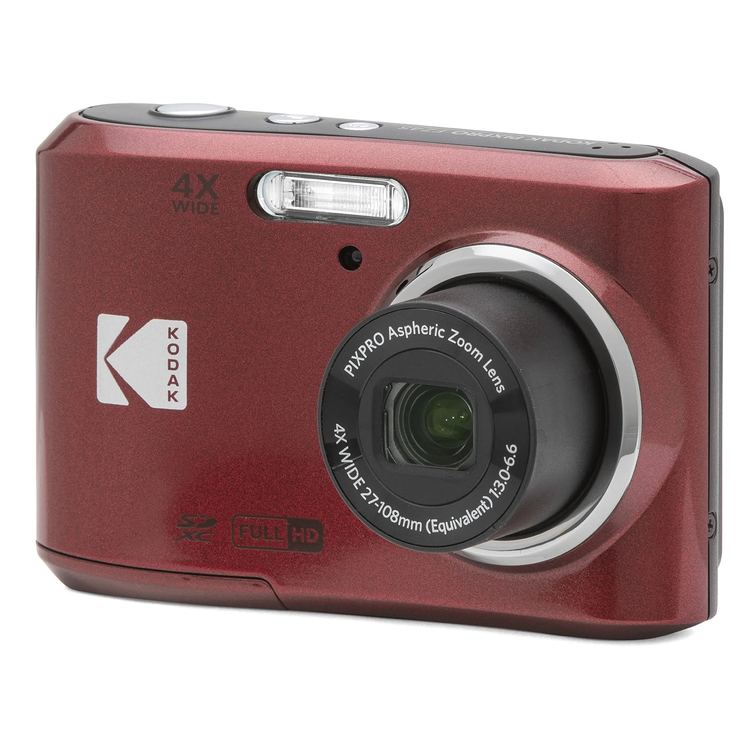 KODAK PIXPRO FZ45 1/2.3" Fotocamera compatta 16 MP CMOS 4608 x 3456 Pixel Rosso