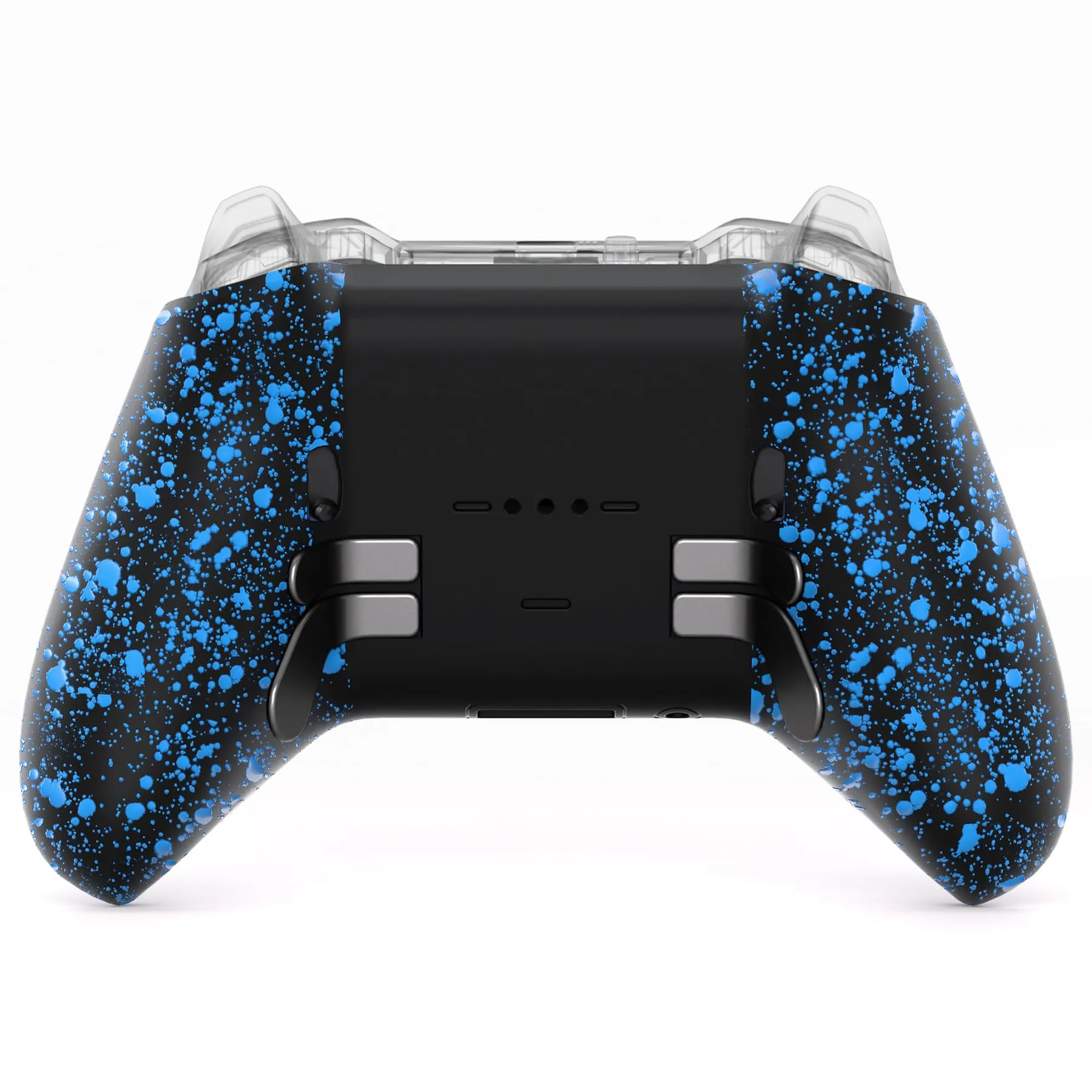eXtremeRate Cover Posteriore Ricambio per Xbox Elite Series 2 Controller,Custodia Copertura Scocca Trigger Stop per Xbox Elite Series 2 Core Wireless Controller Model 1797-Blu Antiscivolo