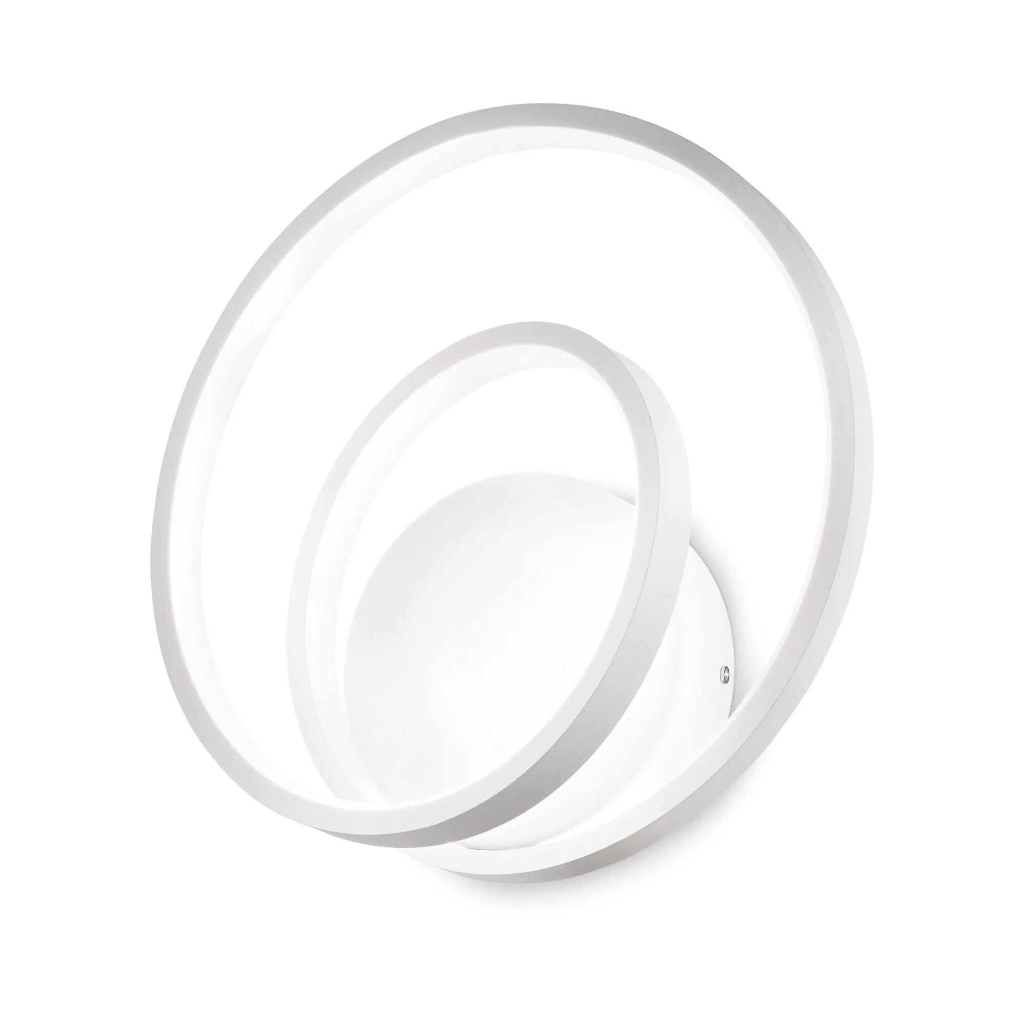 Ideal Lux OZ Lampada da parete a LED integrata Swirl dimmerabile bianca, 3000K