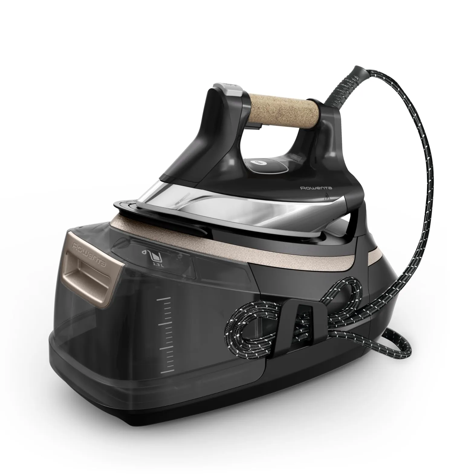 Rowenta Eco Steam Pro, Ferro a Caldaia, Colpo di Vapore fino a 600 g/min, Erogazione Vapore Fino a 150 g/min, Risparmio di Energia, Design Ecologico, DG9661