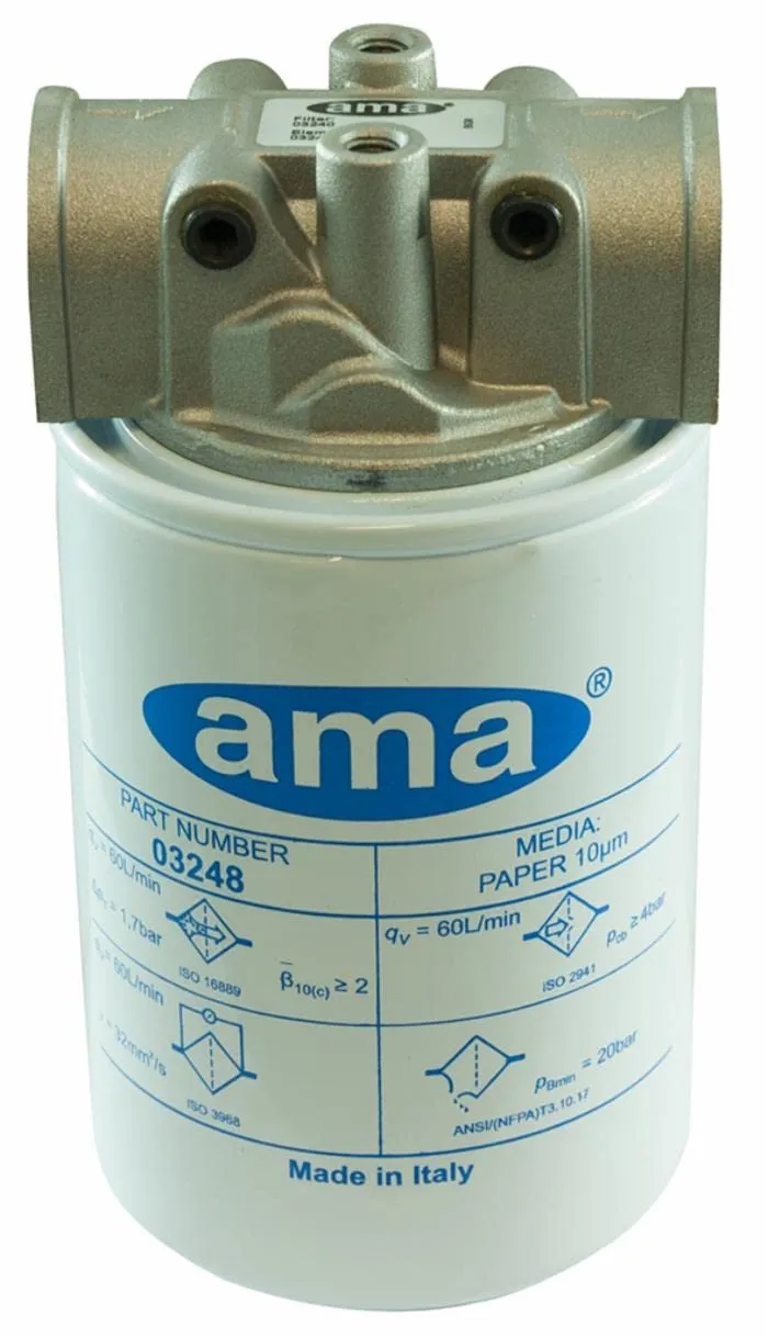 Filtro Oleodinamico Spin-on Ama Refluid 3/4" 10µ