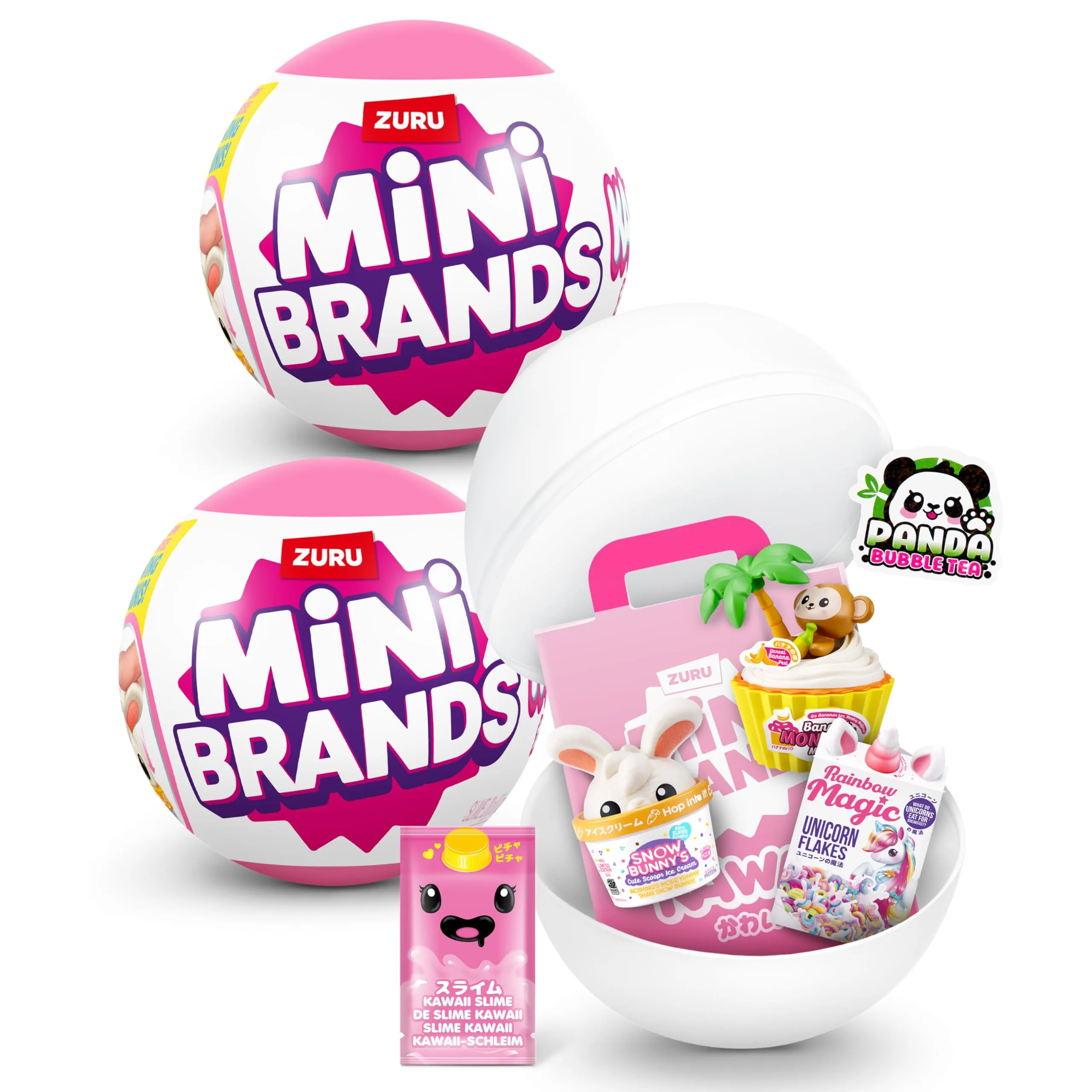 Mini Brands Kawaii Capsule, serie 2, mini collezionabili Surprise Kawaii, confezioni cieche, oggetti da collezione a tema giapponese