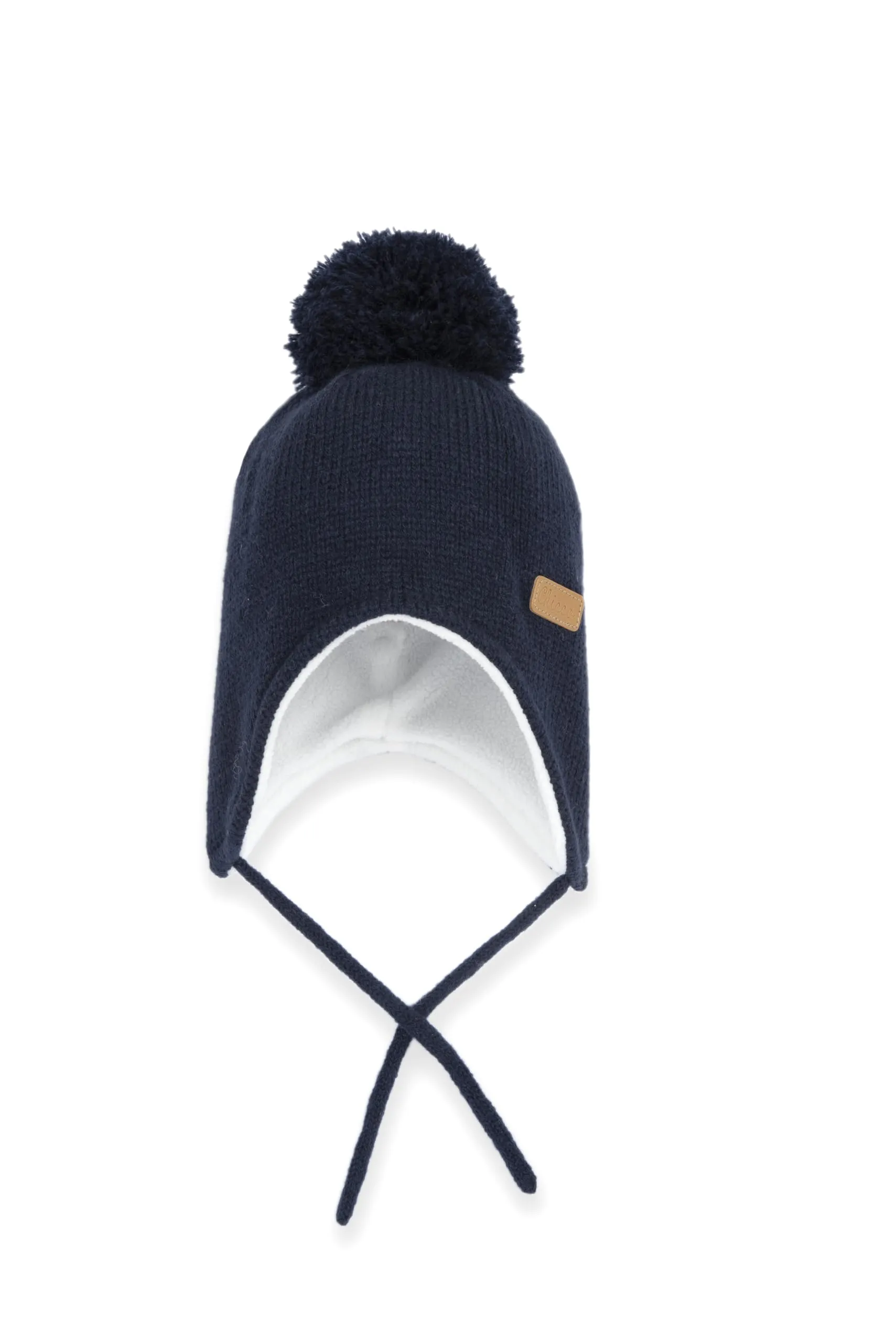 Chicco Cappello Invernale In Ciniglia, Design In Italy, Unisex - Bimbi 0-24, Blu, 6-9 mesi