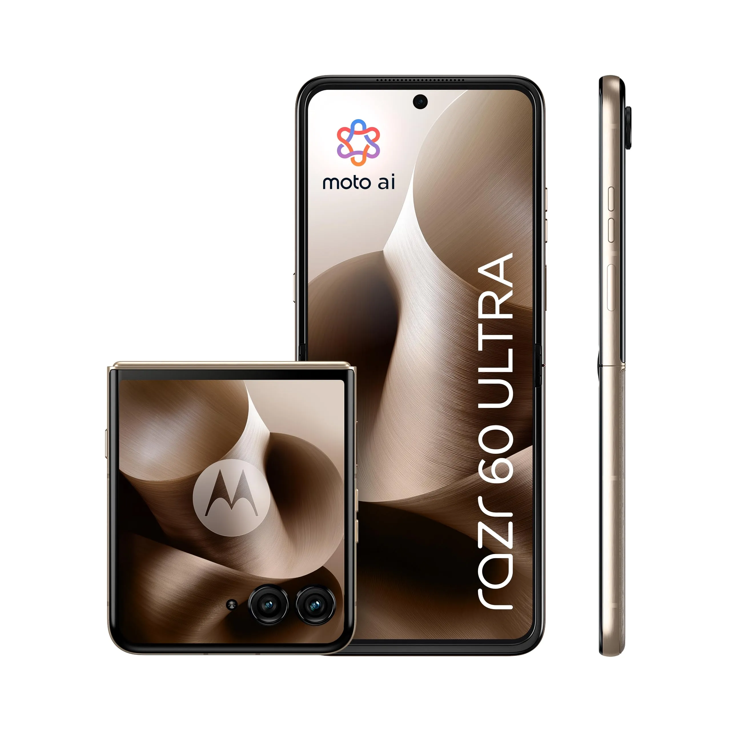 Motorola Razr 60 Ultra con Moto AI (16/512GB, 50+50MP, selfie 50MP, display esterno 4.0" interno 7" pOLED 165Hz, Qualcomm Snapdragon 8 Elite, 4700mAh, 5G, Dual SIM, Android 15) PANTONE Mountain Trail