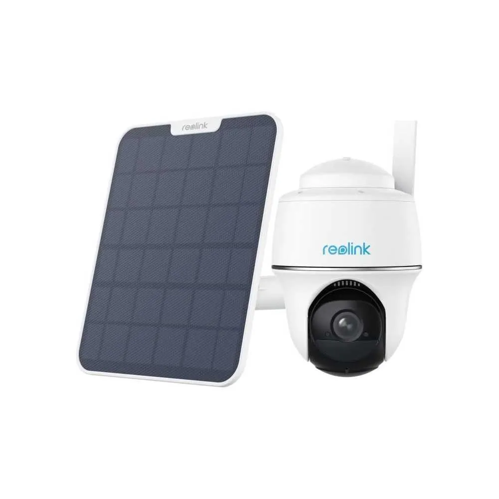 Reolink Cámara de Seguridad con Batería PT Energía Solar Visión Nocturna en Color HD 2K+ 5MP