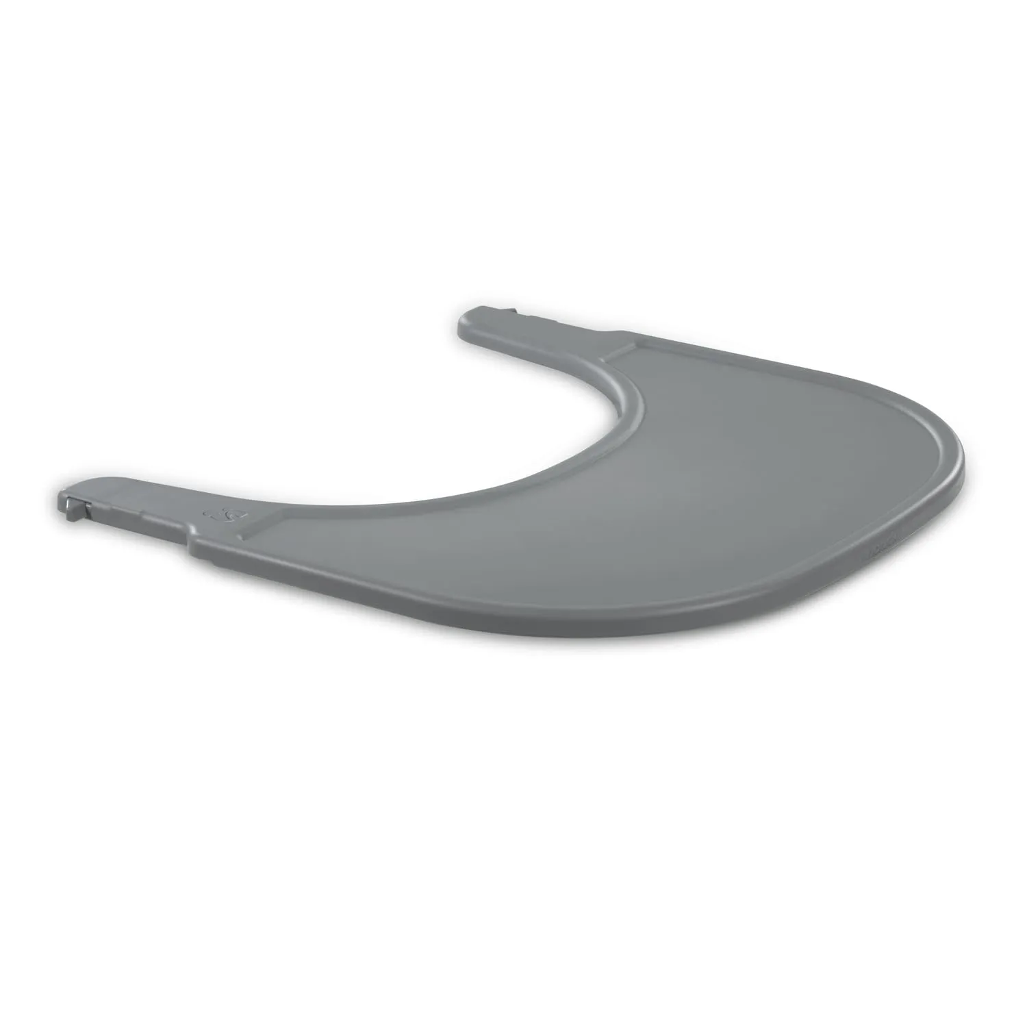 hauck Vassoio Seggiolone Pappa Alpha Click Tray - Tavolino Bambini in Materiale Riciclato Cert. GRS, Facile da Fissare per Seggiolone Legno Alpha+ o Beta+ - Grigio
