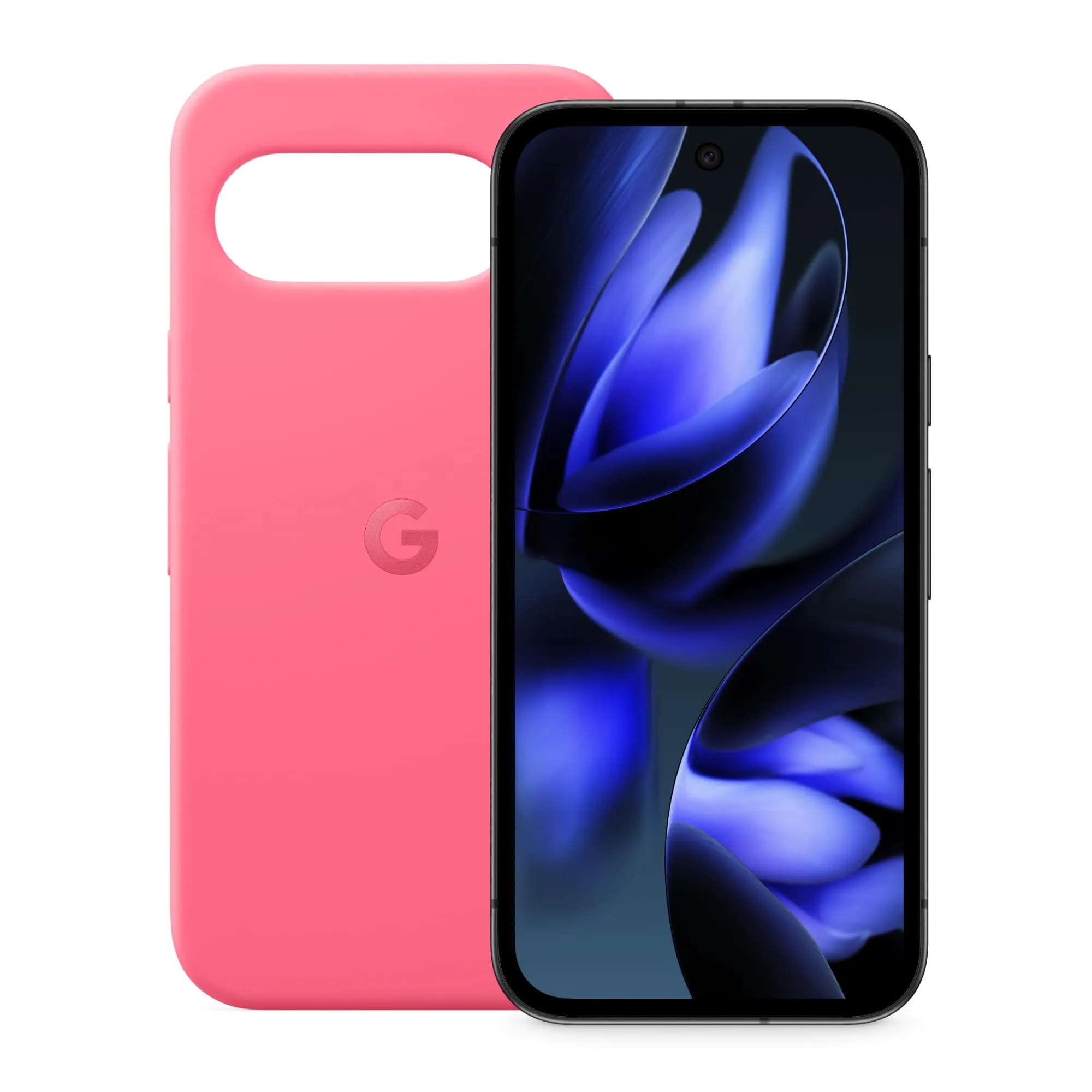 Google Pixel 9a – Smartphone Android sbloccato con fotocamera AI, batteria che dura tutto il giorno e sicurezza efficace – nero ossidiana, 128GB + Cover per Pixel 9a – Rosa peonia
