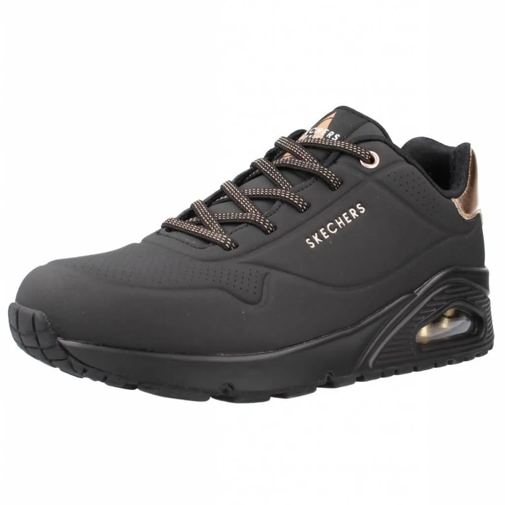 Skechers Uno-Shimmer Away 155196-BBK, Womens sneakers, black, 35 EU