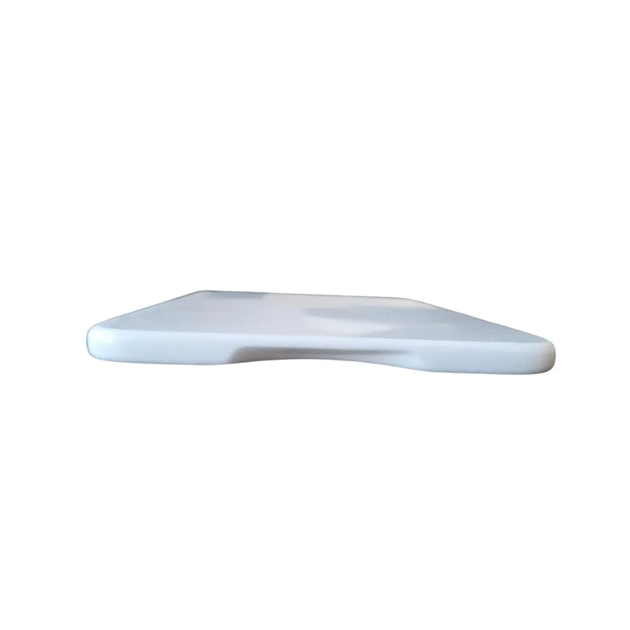 Tagliere in Marmo Bianco di Carrara 30x20 cm – Con Intaglio Laterale Ergonomico – Elegante, Resistente e Fatto a Mano in Italia - NOTCH Marble Table - Kalu Creations