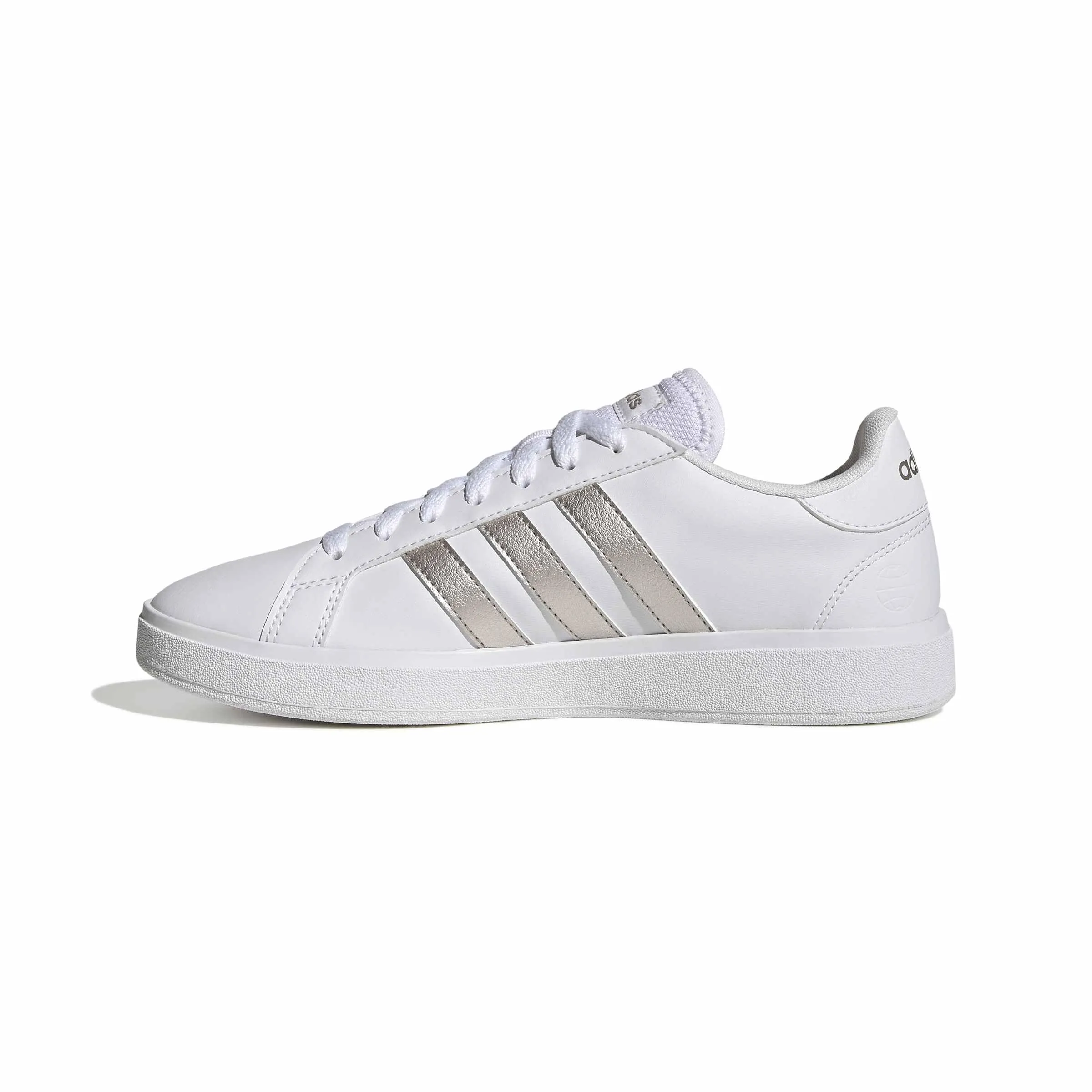 adidas Grand TD Lifestyle Court Casual Shoes, Sneakers Donna, Cloud White/Platinum/Cloud White, 38 EU