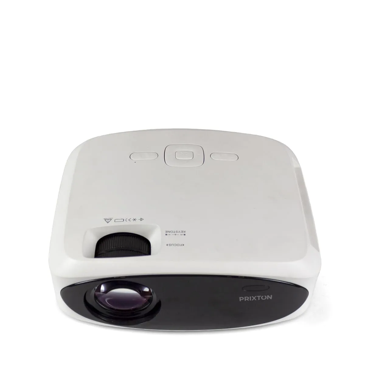 PRIXTON Videoproiettore Portatile con WiFi Picasso, 9.000 Lumen, 260 ANSI lumens, Proiettore Risoluzione Full HD e 4K, Dimensioni da 30” a 210”, Compatibile con iOS e Android, Schermo da 100” incluso