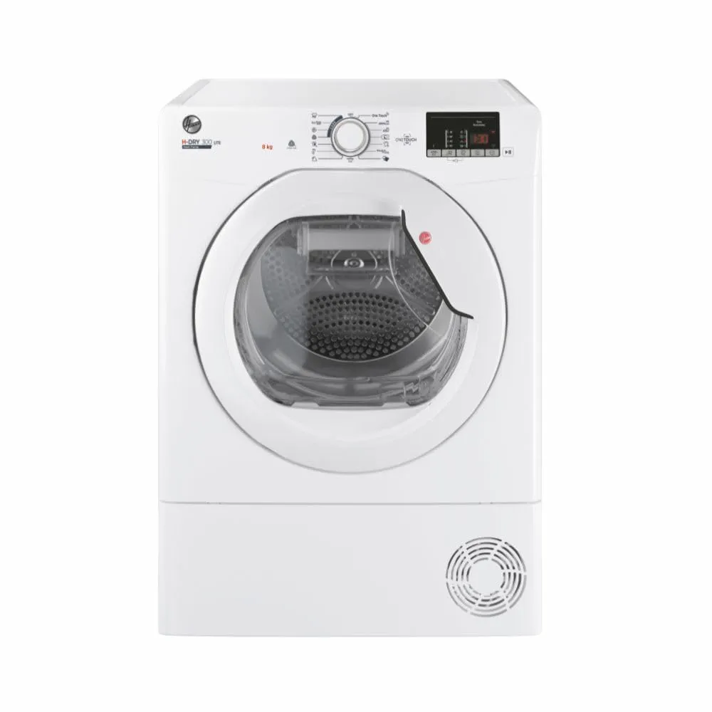 Hoover HLE H8A2DE-S - Asciugatrice con pompa di calore, Libera installazione, 8kg, Classe energetica A++