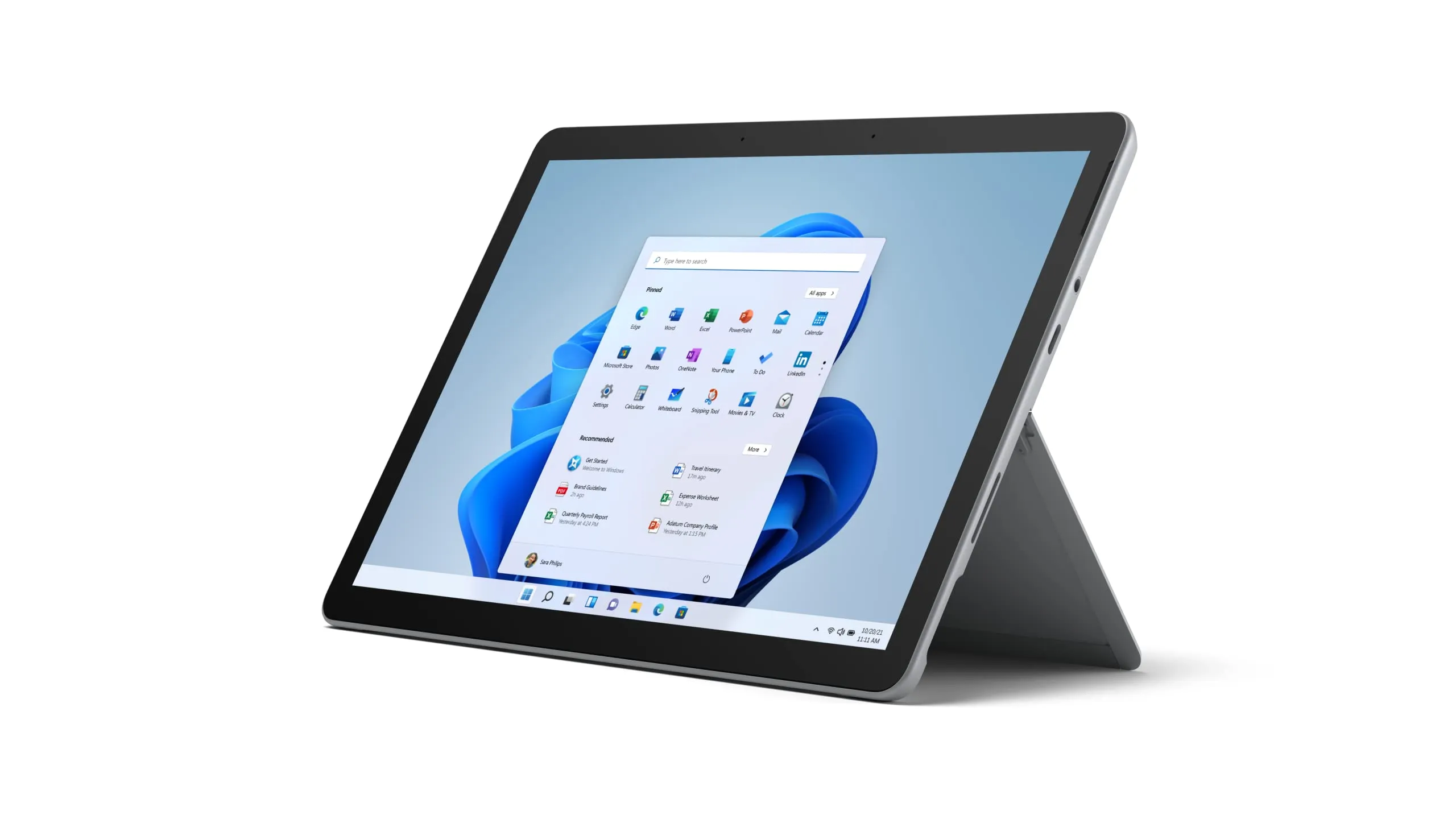 2021 Microsoft Surface Go 3 con Intel Pentium Gold 6500Y (10.5-pollici, 4GB RAM, 64GB SSD) Platino (Ricondizionato)