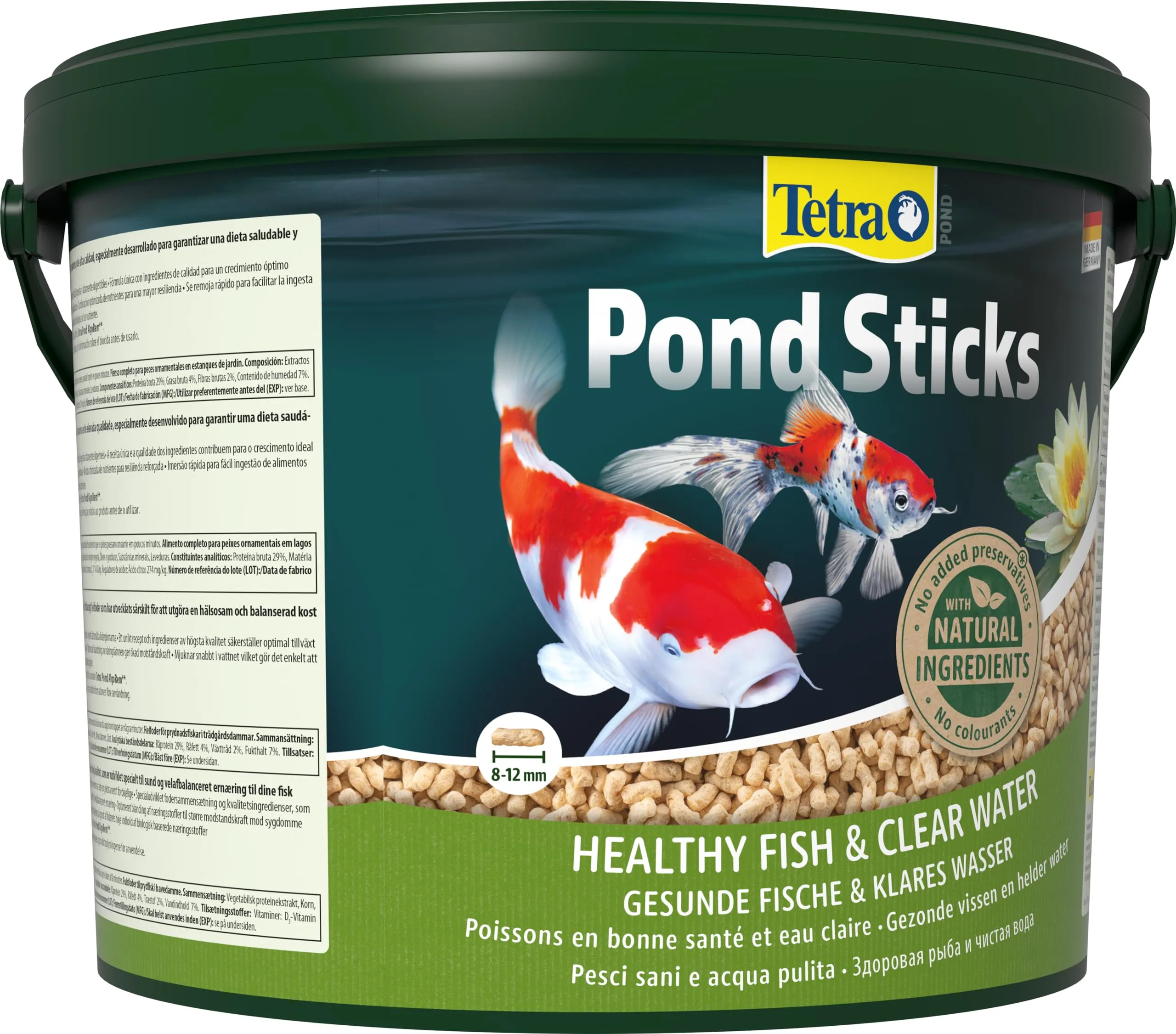 Lascure Delights Pond Sticks Mangime per Pesci, Multicolore, Unica, 10000 unità