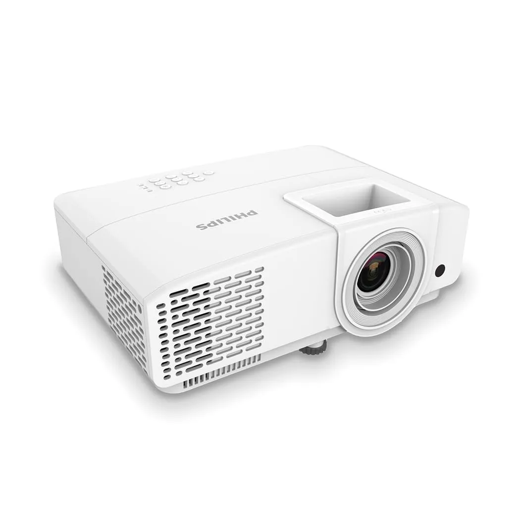 Philips, Propix 650, Proiettore Professionale, DLP, Home Theatre, Correzione delle immagini avanzata, WXGA 1280 x 800 Pixel, Lumen: 4000 ANSI, Bianco, 2,5 kg