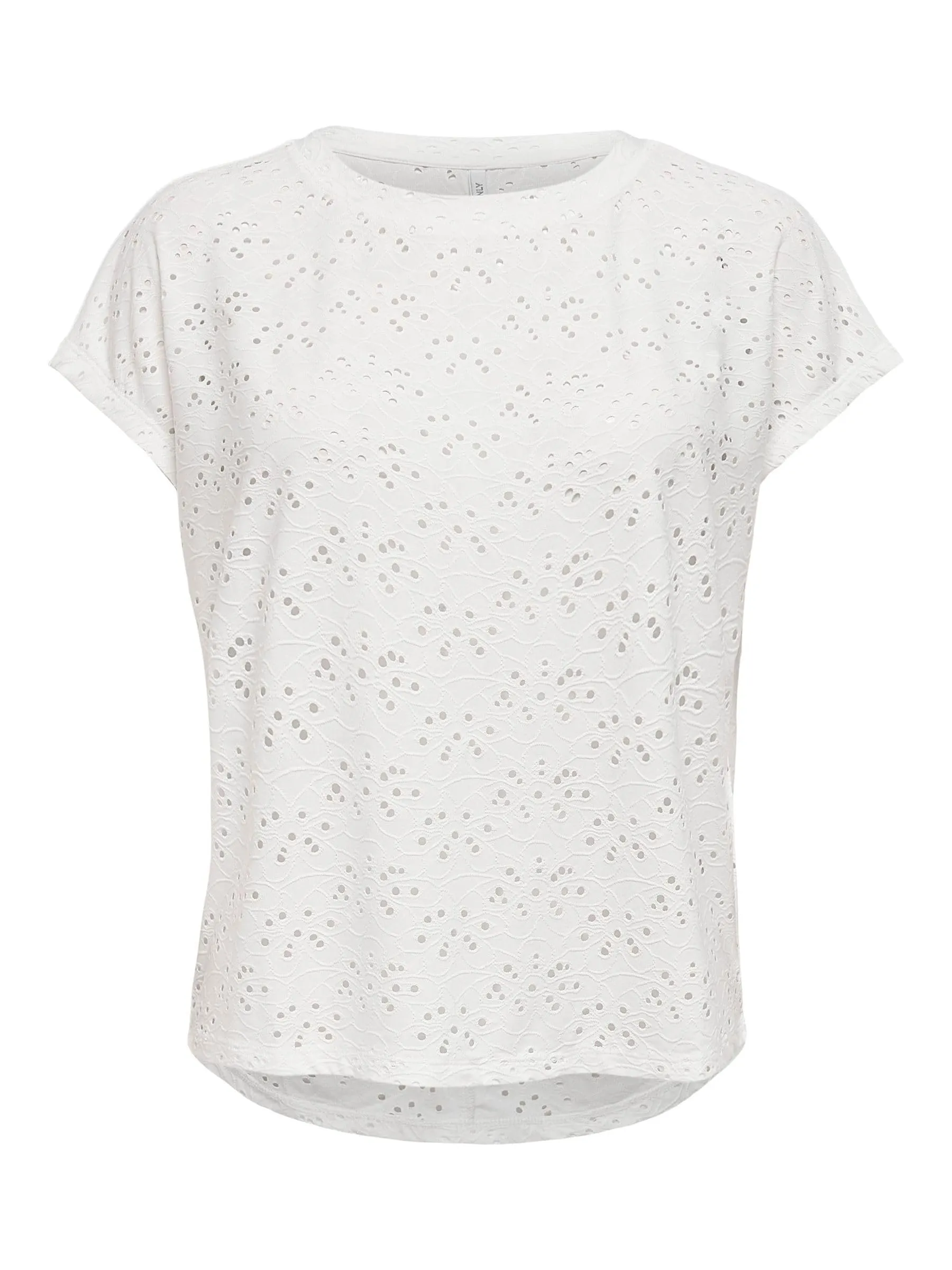 Only ONLSMILLA S/S Top Jrs Noos T-Shirt, Bianco (Cloud Dancer), M Donna