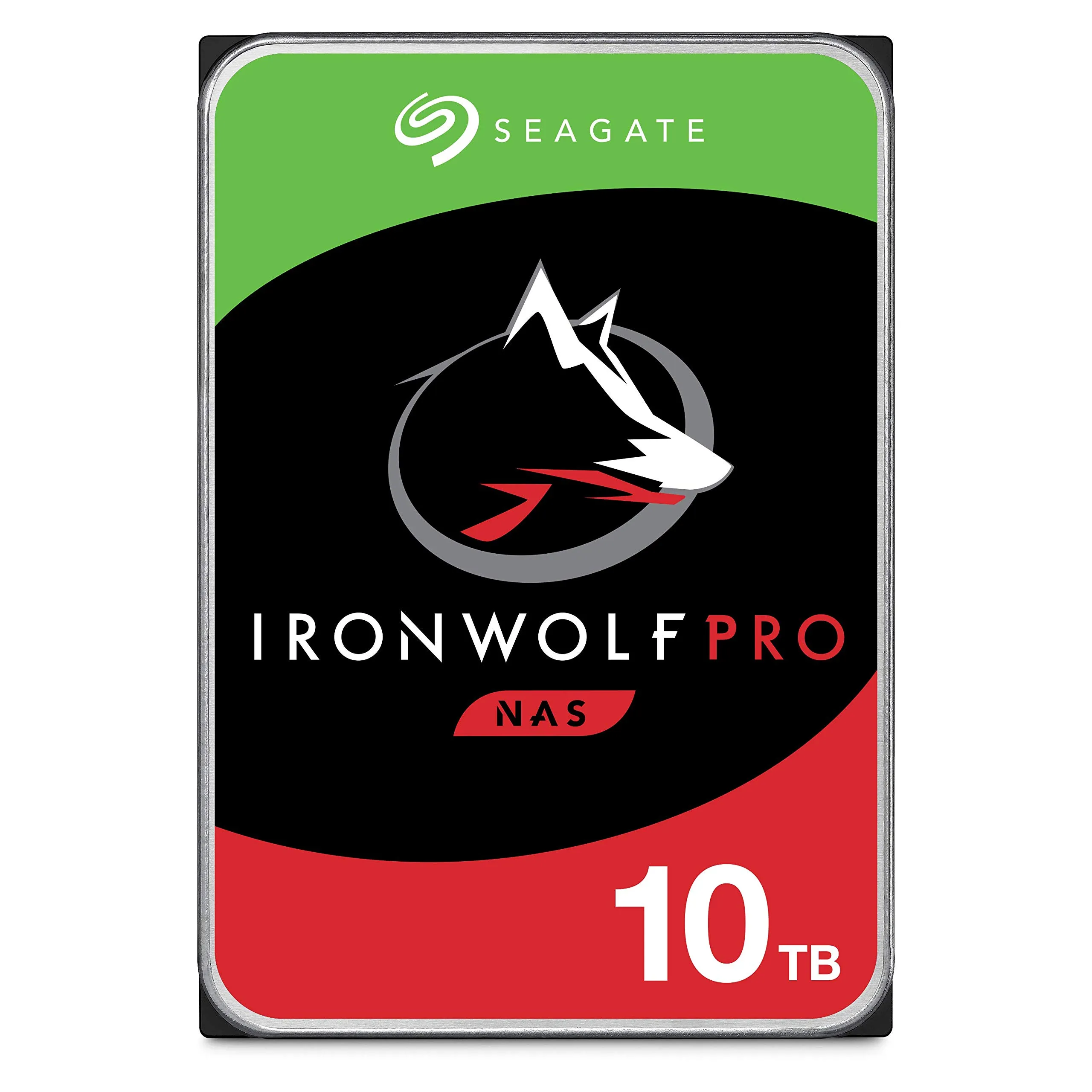 Seagate IronWolf Pro 24 TB, Unità disco interna NAS, 3.5 Inch, 7200 U/Min, CMR, 256 MB Cache, SATA 6 GB/S, incl. 3 Anni Rescue Service, Modellno.: ST24000NT002