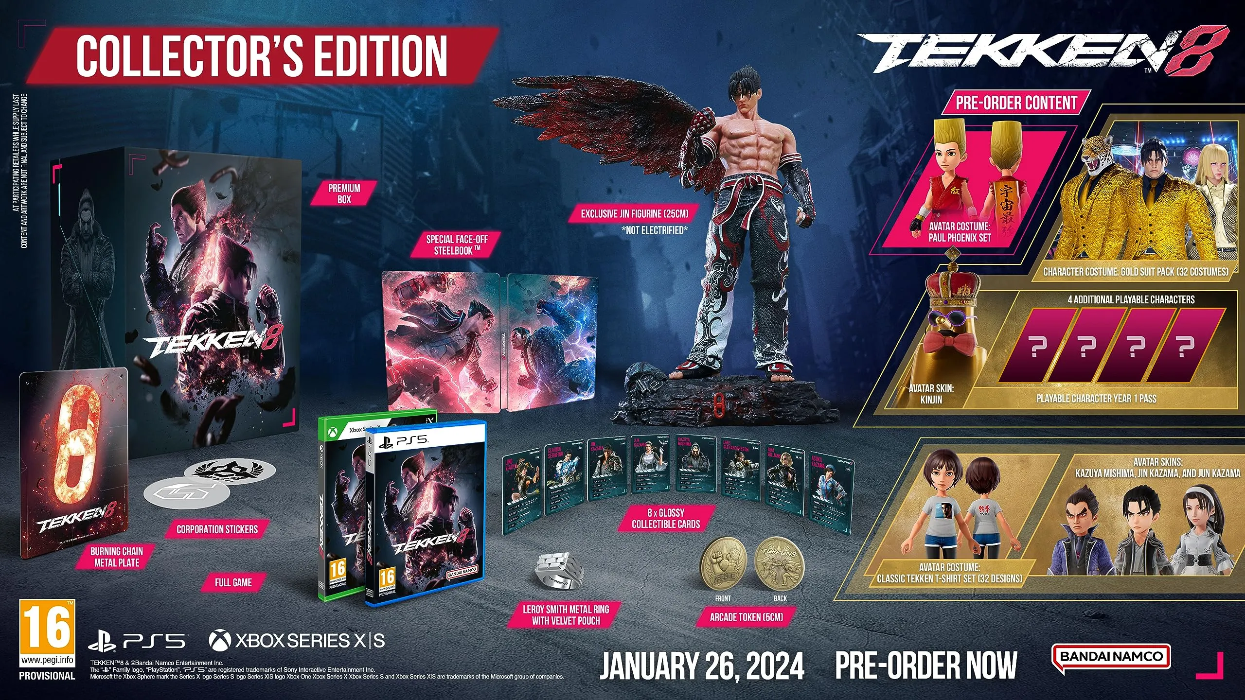 TEKKEN 8 COLLECTOR EDITION: THE LIGHTNING OF FATE EDITION PS5