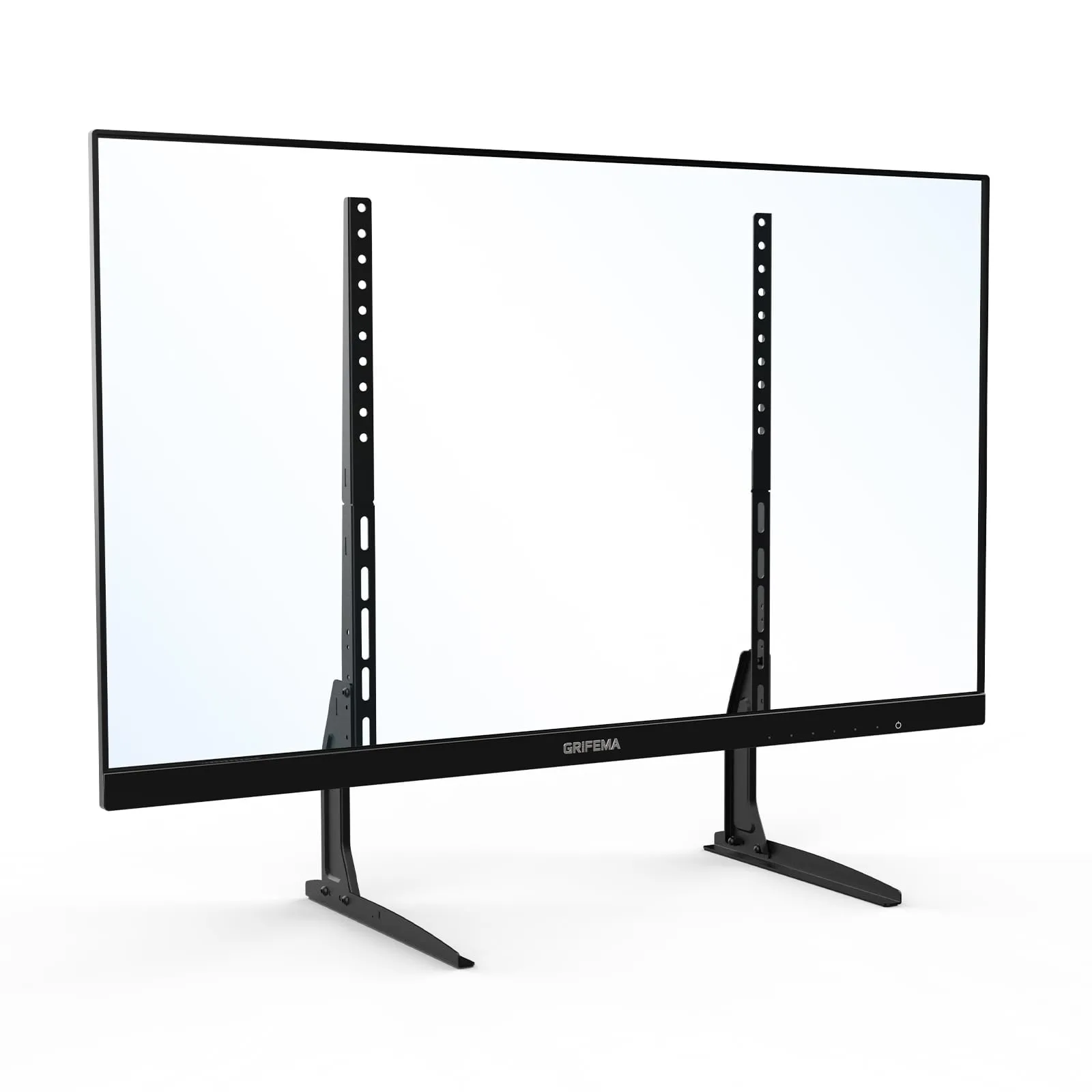 GRIFEMA Piedistallo TV Universale per TV LCD/LED/OLED/Plasma 22"-80", Altezza Regolabile, Supporta Fino a 50kg, Compatibile con VESA Max 800x400mm - Nero