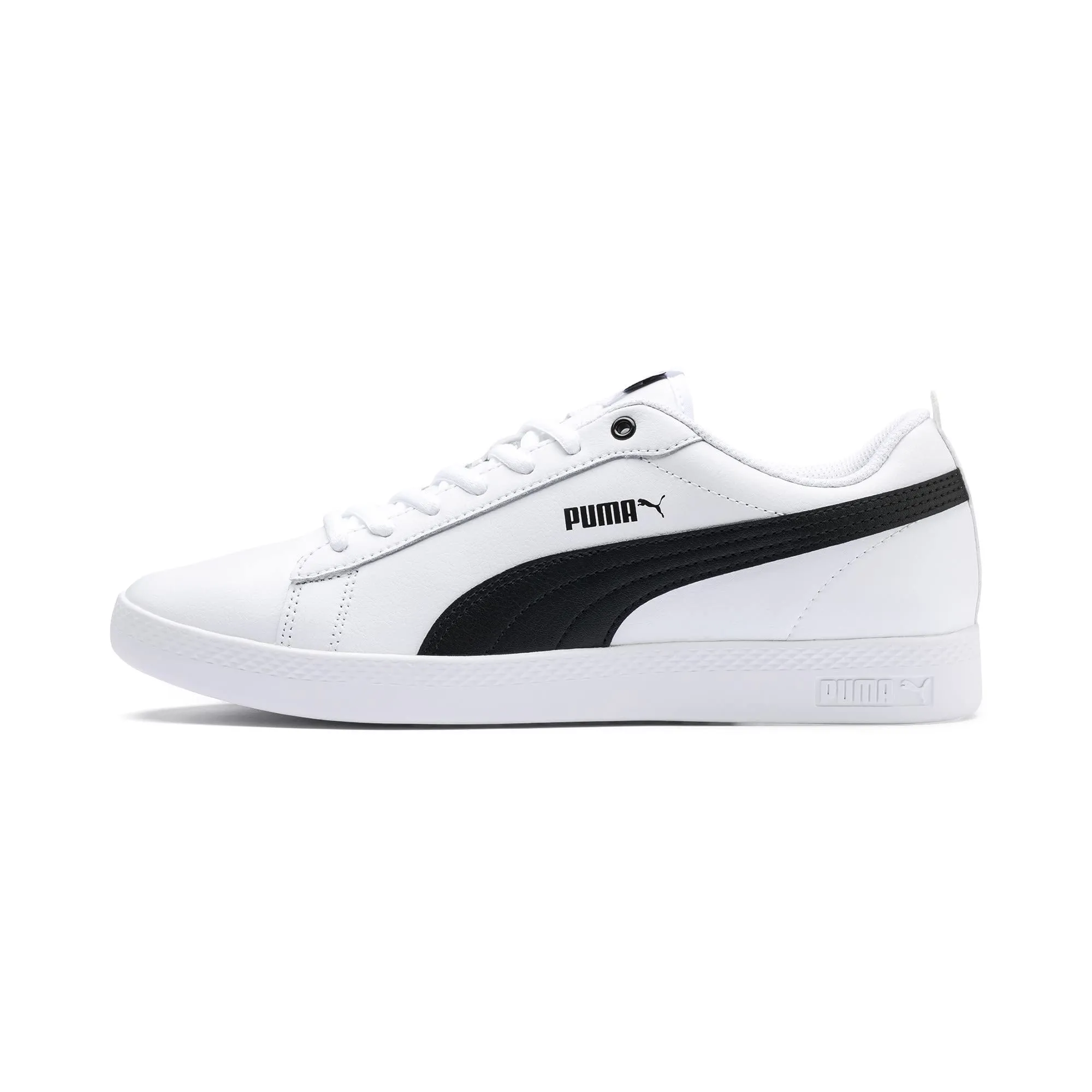 PUMA Smash Wns V2 L, Sneaker Donna, Bianco (White Black), 37 EU