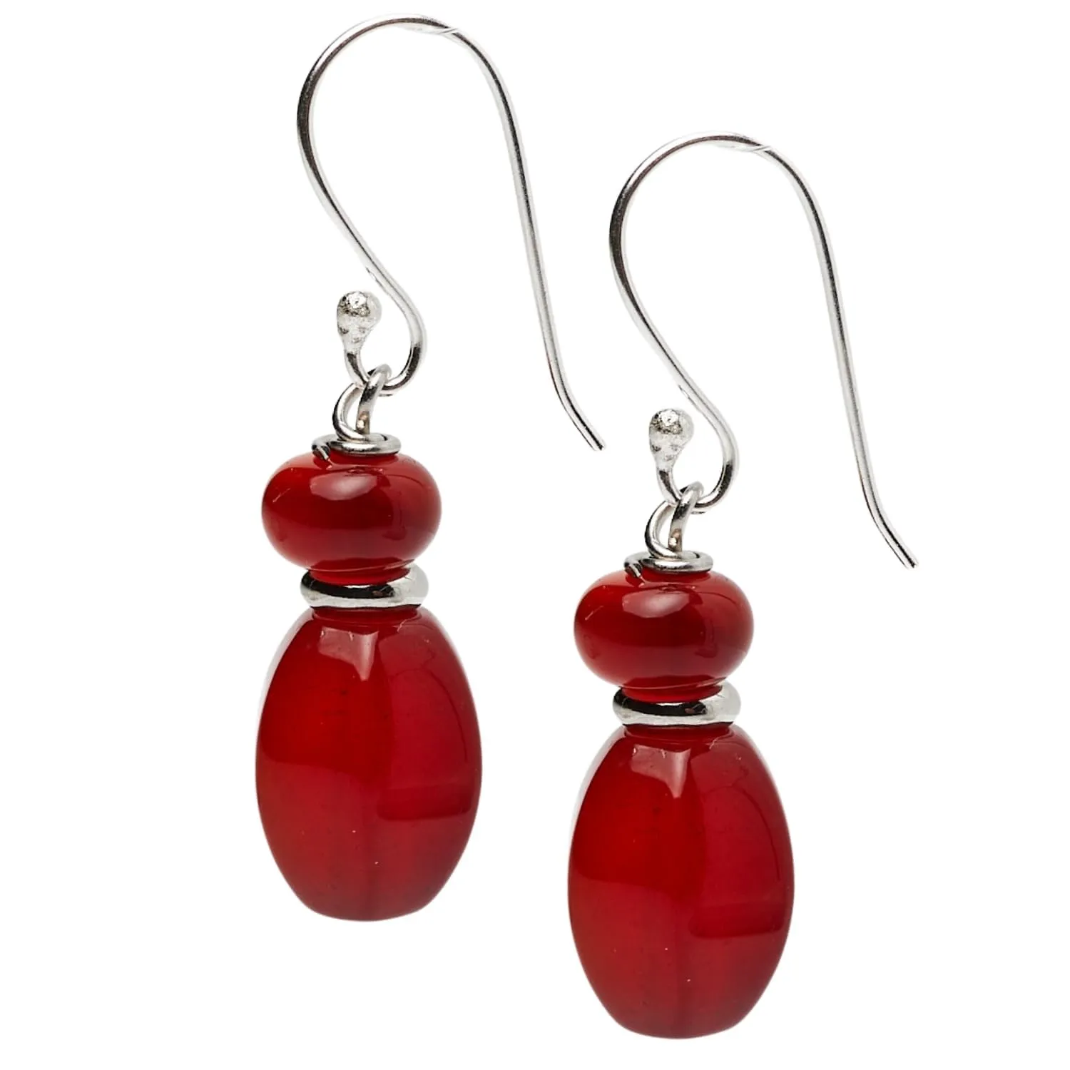 Orecchini da donna | Orecchini pendenti pendenti in argento sterling 925 con pietre preziose naturali fatte a mano | Idee regalo per donne, ragazze