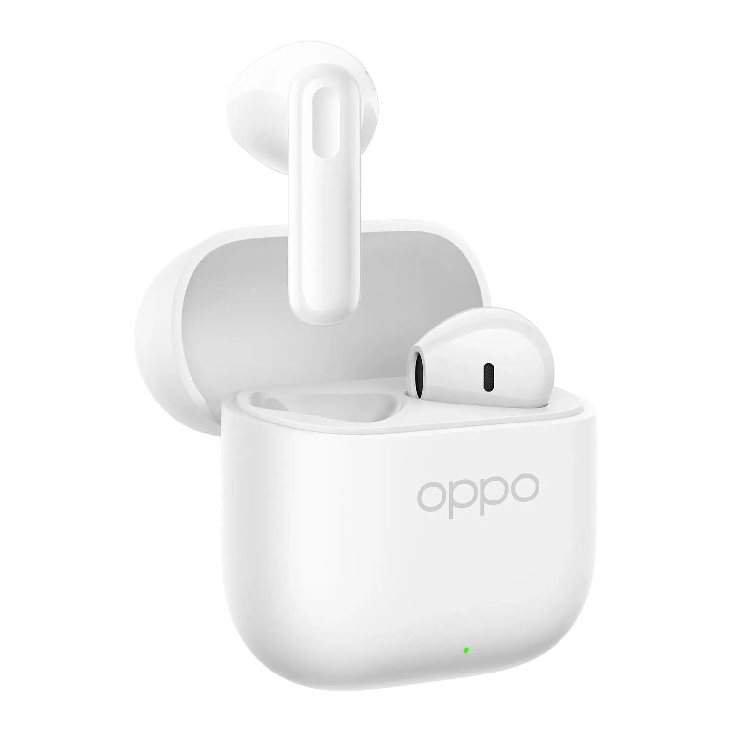 OPPO Enco Buds3 Auricolari true wireless, autonomia della batteria di 42 ore, driver dinamico da 12,4 mm, Bluetooth 5.4, comandi touch, IP55, Snow White