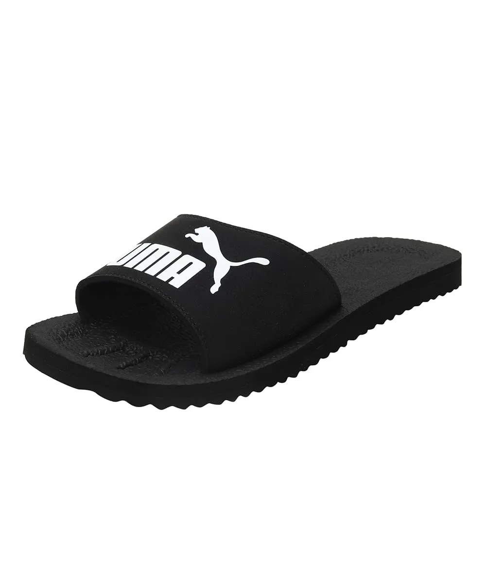 PUMA Purecat, Sandali a ciabatta Unisex - Adulto, Black White, 44.5 EU