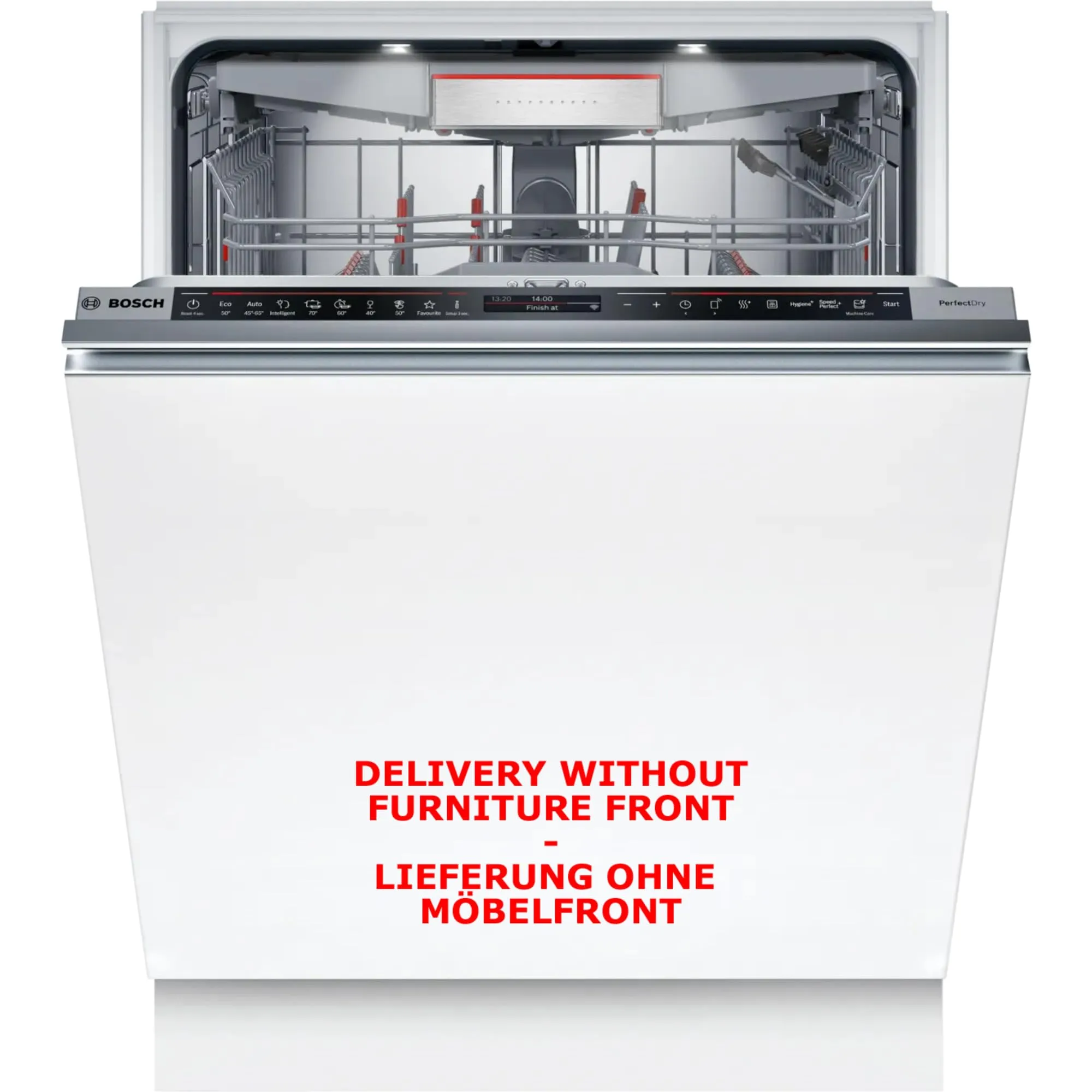 Bosch SBD8TCX04E, serie 8, lavastoviglie intelligente completamente integrata 60 cm, cassetto portaposate, lavastoviglie Made in Germany, essiccazione zeolite, pulizia forte, molto silenziosa,