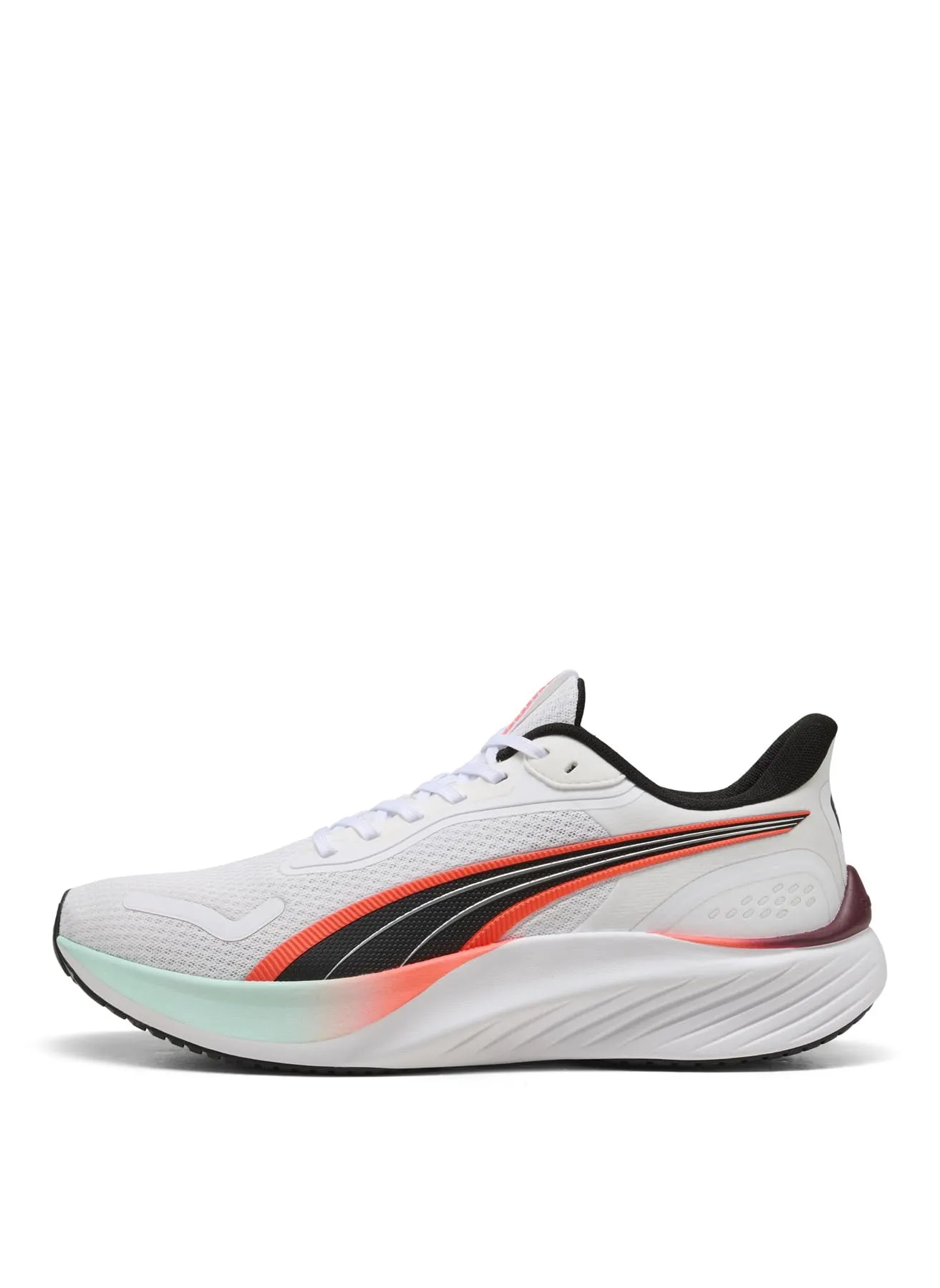 Puma Scarpe da Corsa Unisex Pounce Lite, Puma Bianco Rosso Brillante, 42 EU