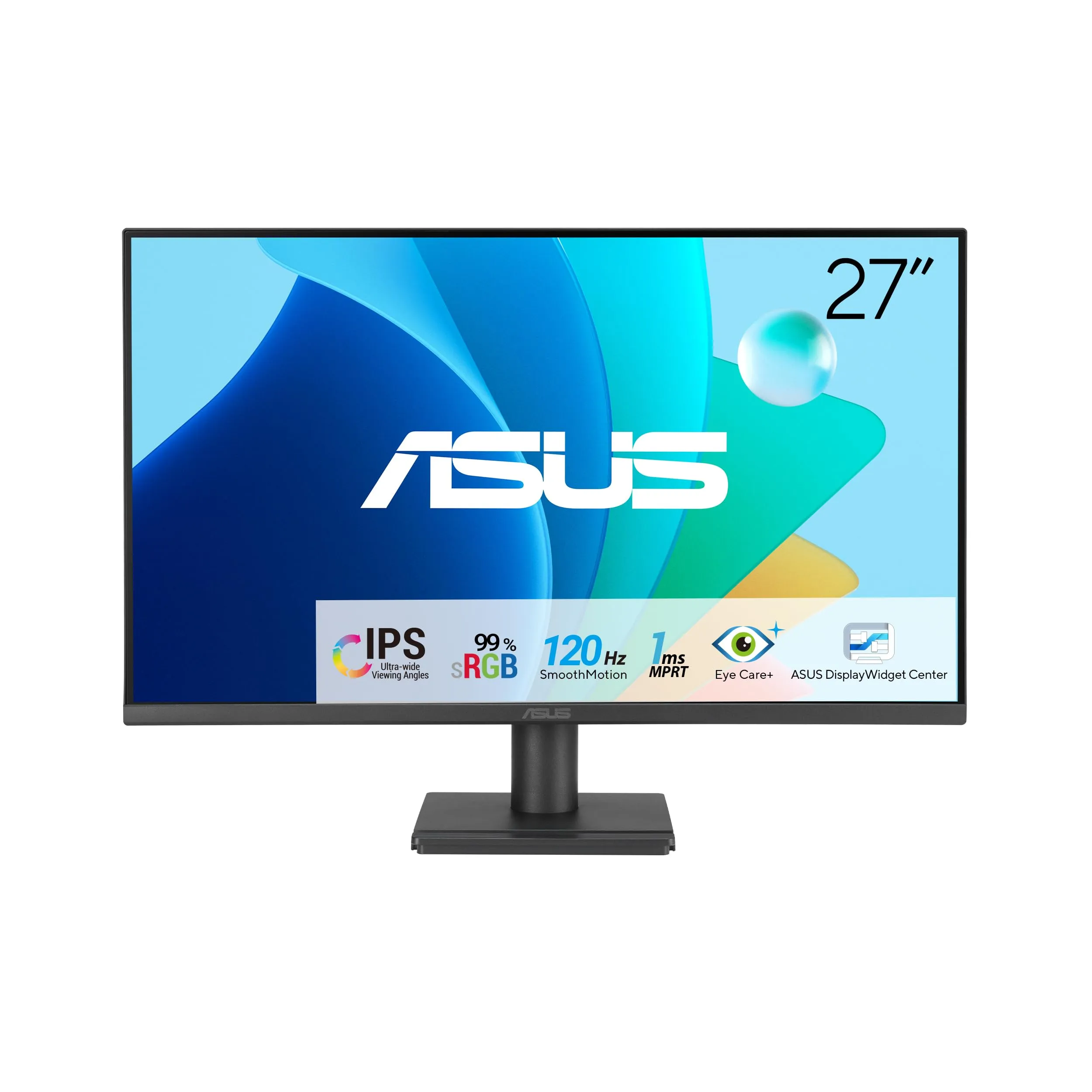 ASUS Monitor VA279HG 27" Full HD 120Hz IPS sin Marco Eye Care Adaptive-SYNC