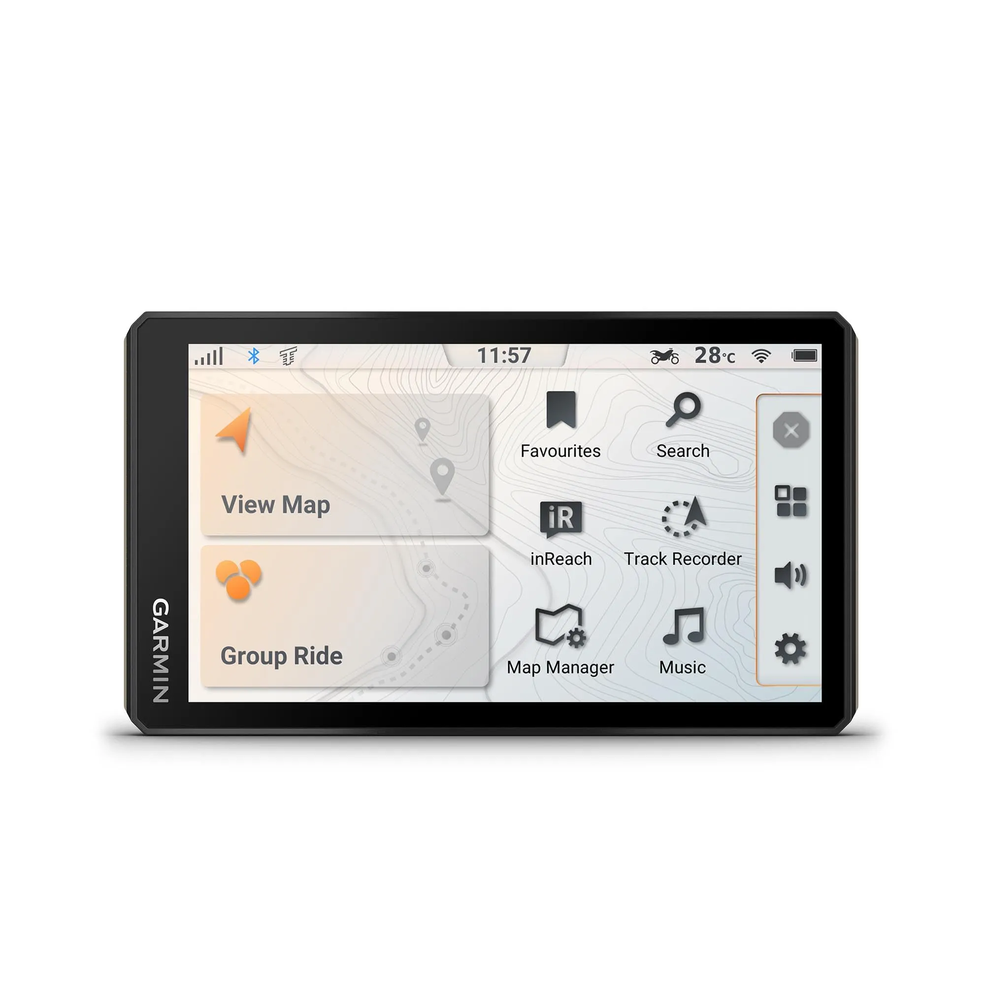 Garmin Tread 2, Navigatore GPS, Moto, Fuoristrada, 4x4, Touchscreen 6", Resistente, Mappe Topografiche di Tutto il Mondo, 3D Terrain, Immagini Birds Eye, Staffa da Manubrio inclusa