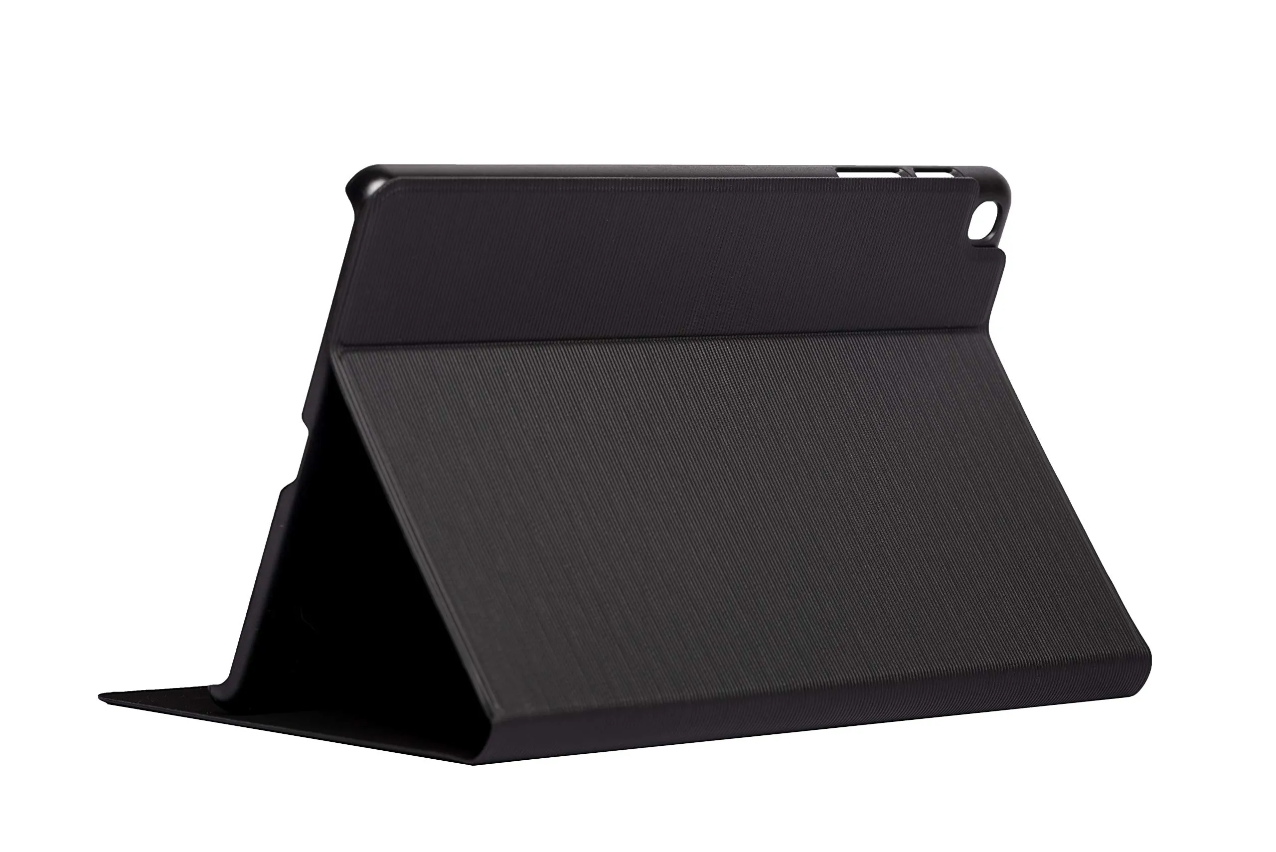 Silver HT - Custodia a libro Wave per Samsung Tab A 10.1 (T510 / T515) blu scuro con funzione stand nero