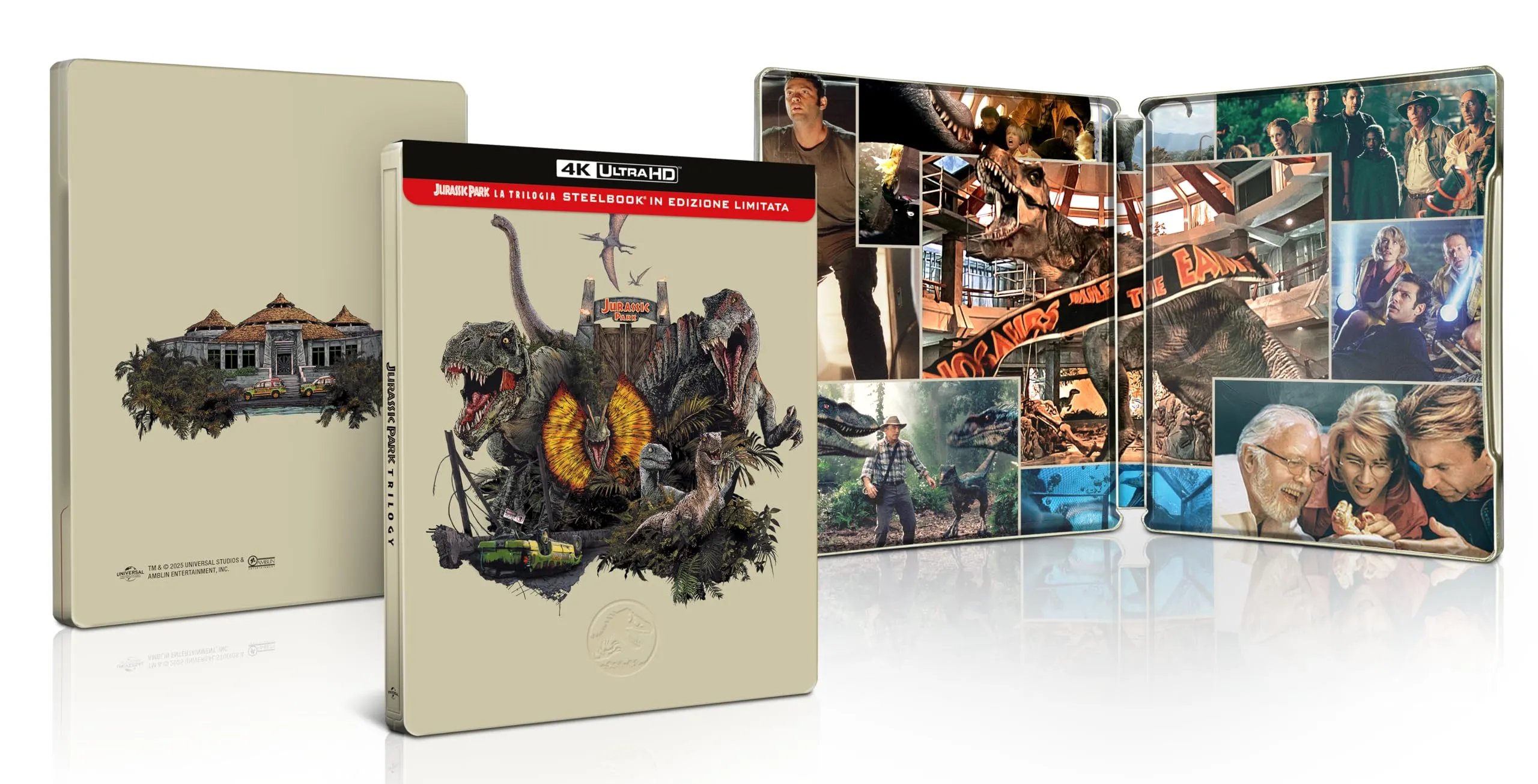 Jurassic Park Trilogy (Steelbook 3 4K UHD)