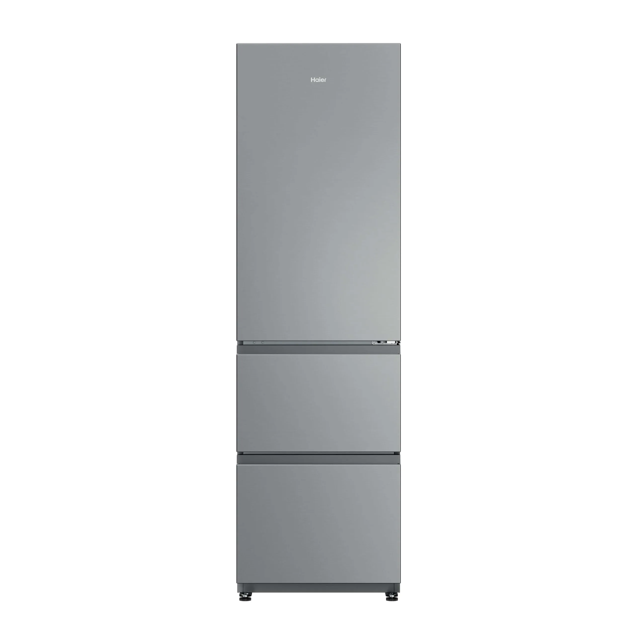 Haier 3D 55 Series 3 HTR3518ENMX - Frigorifero Combi, Cassetti Direct Access, Circular AirFlow, 303L, My ZonePro, FunzioneECO, Total No Frost, Larghezza 54,5 cm, Motore Inverter, Luce, Display Interno