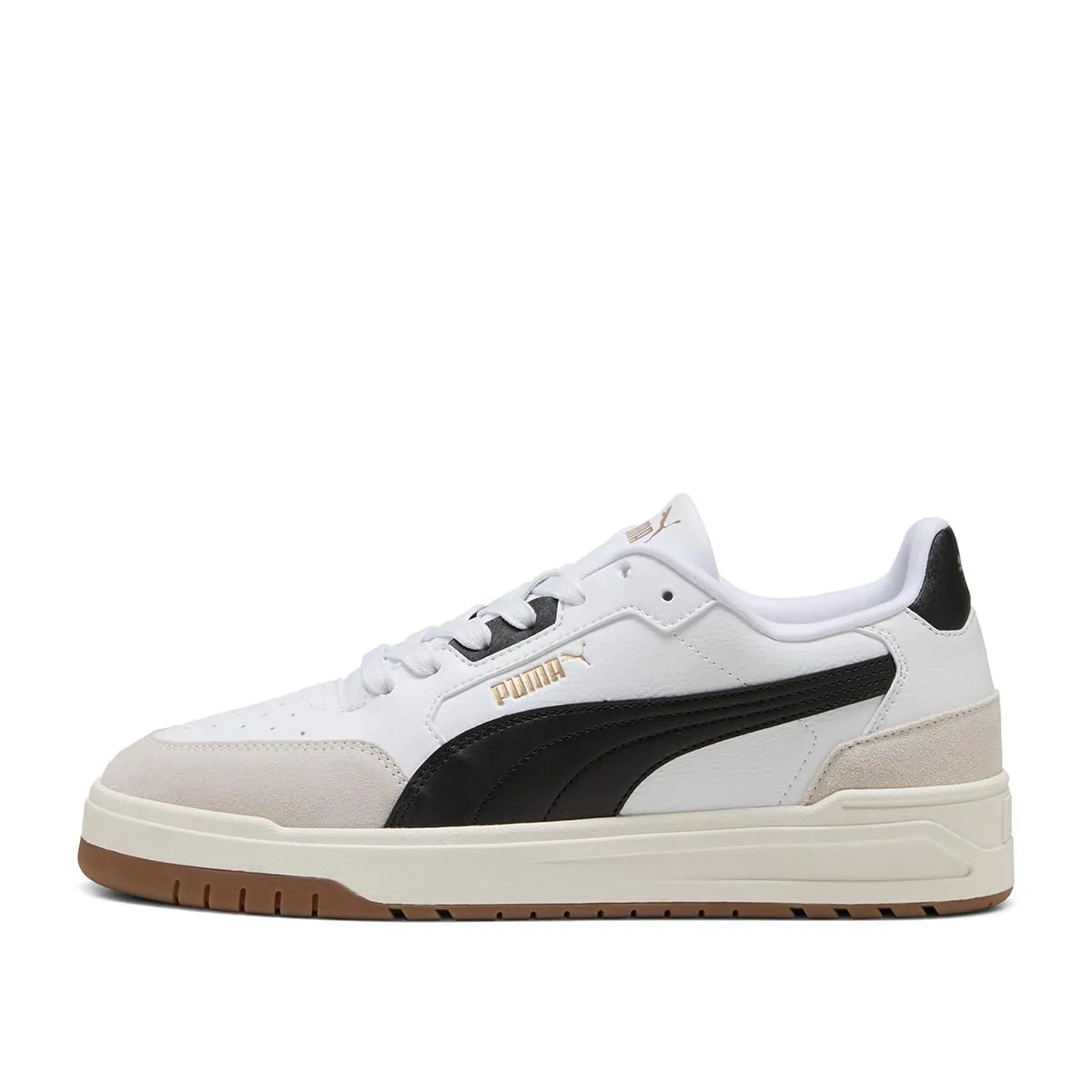 PUMA Scarpe da Ginnastica Unisex Shuffle Downtown OG, Bianco Nero-Grigio Vapore, 40, Puma White PUMA Black Vapor Gray, 42 EU