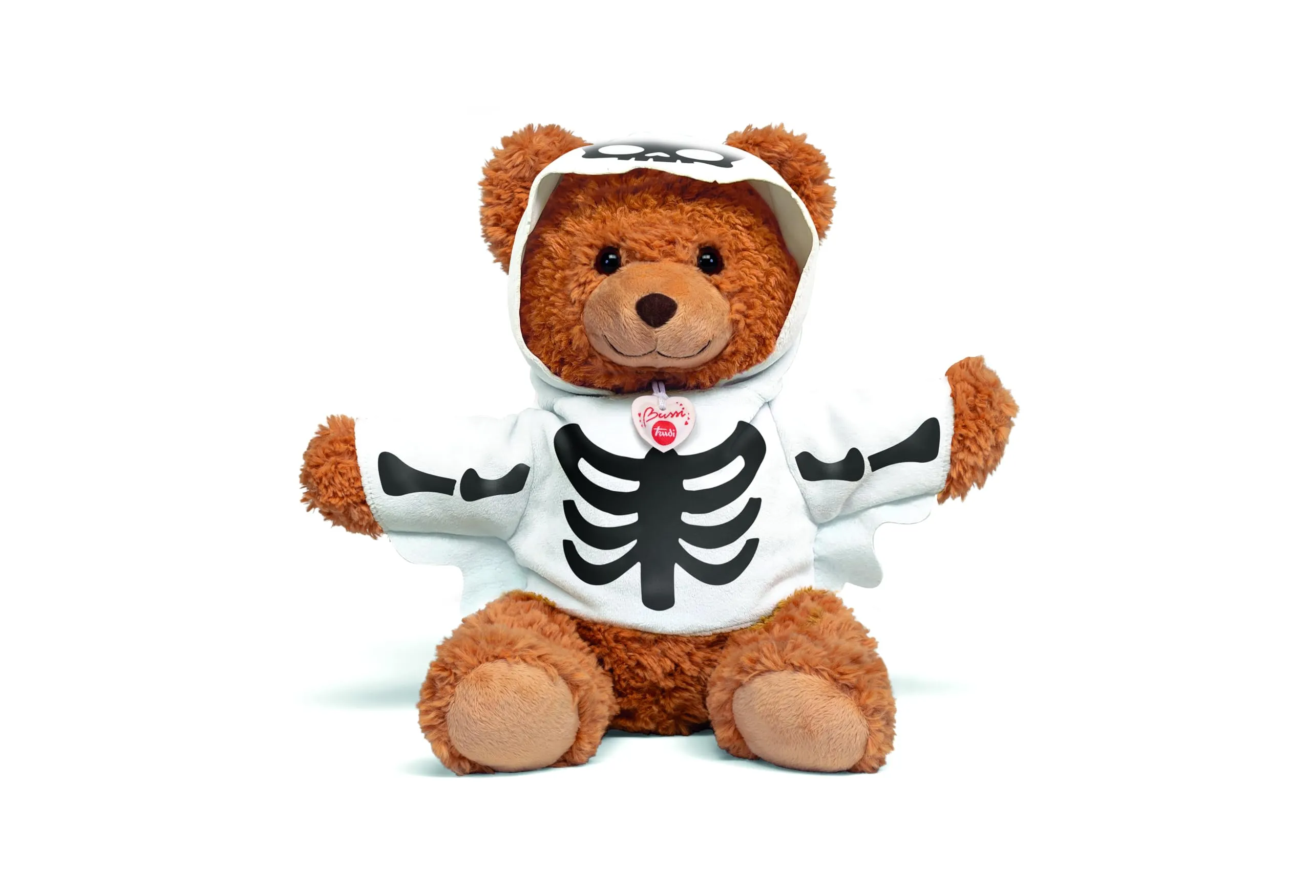 Orso Marlon Halloween Fantasma | Peluche decorazioni giochi Halloween, Spooky season, idea regalo | 30x36x36 cm taglia M | Halloween collection | modello 15819