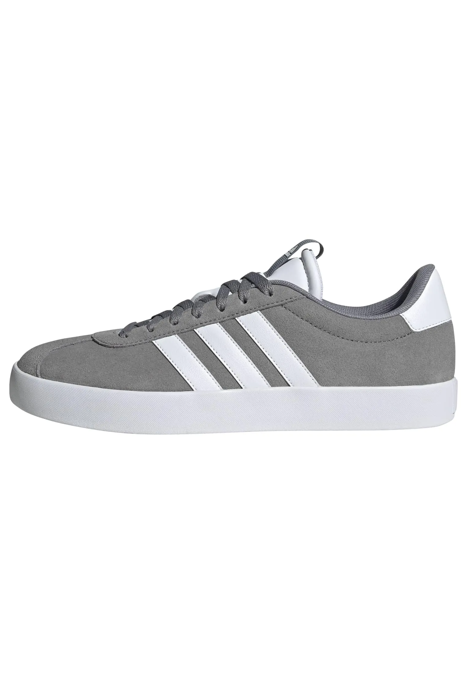 adidas VL Court 3.0 Shoes, Scarpe Uomo, Grey Three/Cloud White/Cloud White, 43 1/3 EU