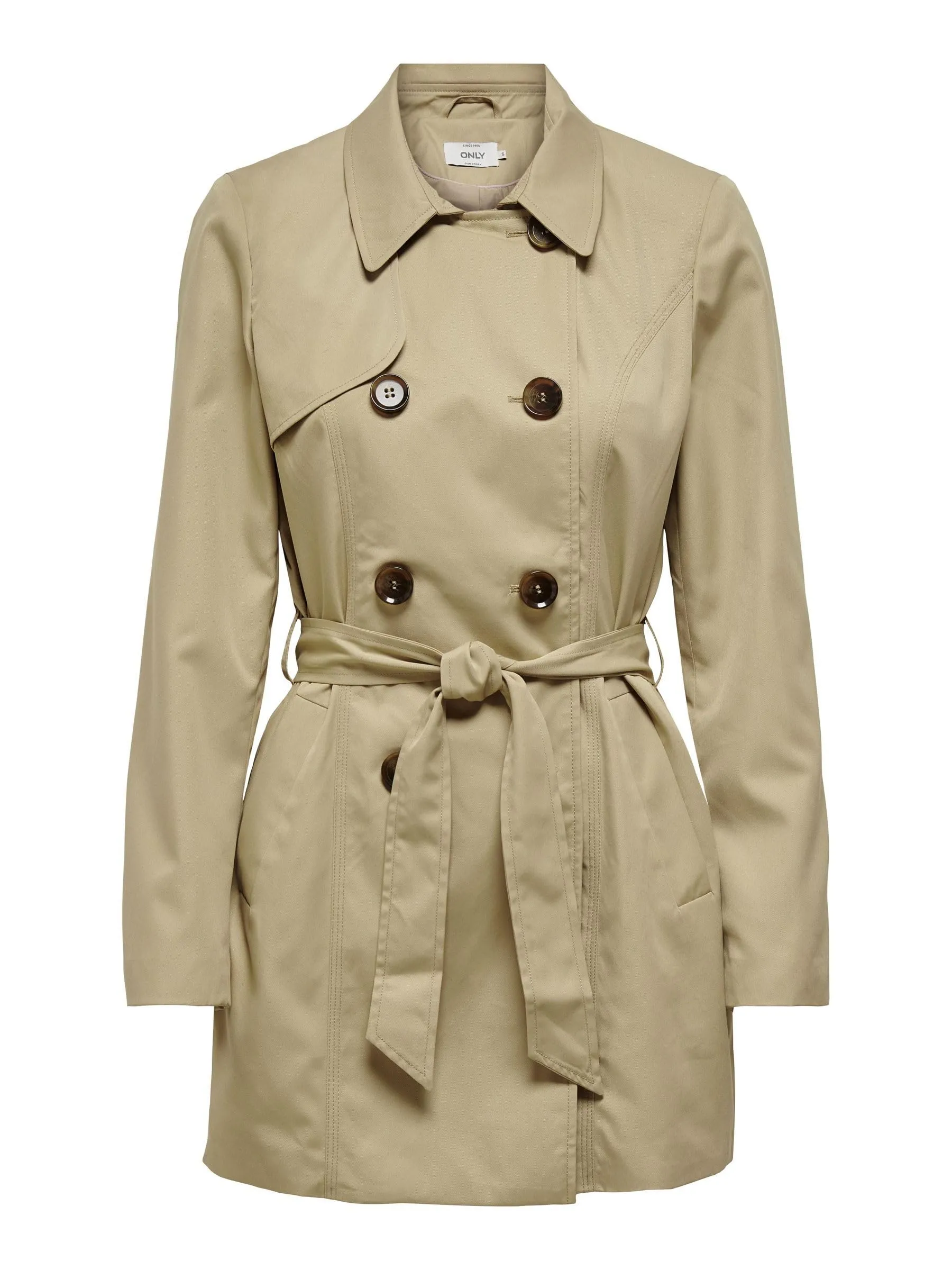 ONLY Onlvalerie Trenchcoat CC Otw Impermeabile, Ginger Root, S Donna
