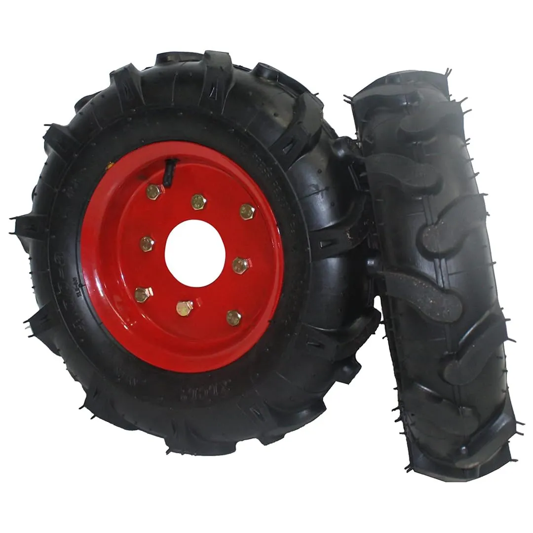 Bricoferr PTMT034 - Ruote pneumatiche per gioco agricolo (400 x 8 ", implementa motoazada)