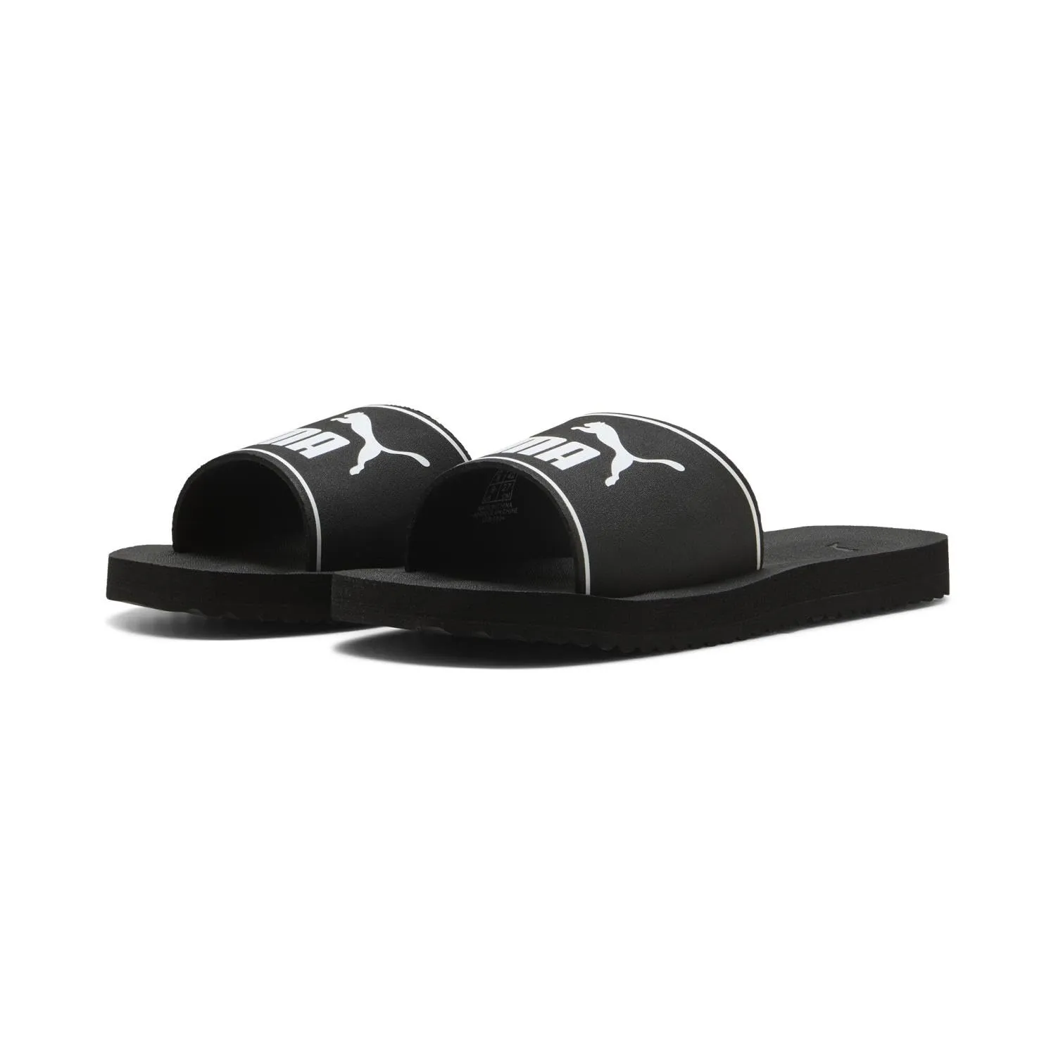 PUMA Unisex Purecat 2.0 Sandalo Scivolante, Puma Nero Puma Bianco, 44/46 EU