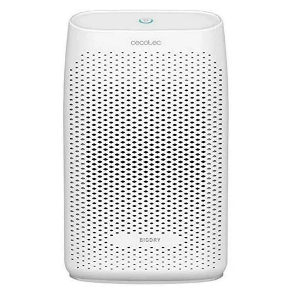 Cecotec Deumidificatore essenziale BigDry 2000, 300 ml/giorno, serbatoio rimovibile da 0,7 litri, copertura fino a 20 m2, filtro rimovibile e lavabile, spegnimento automatico