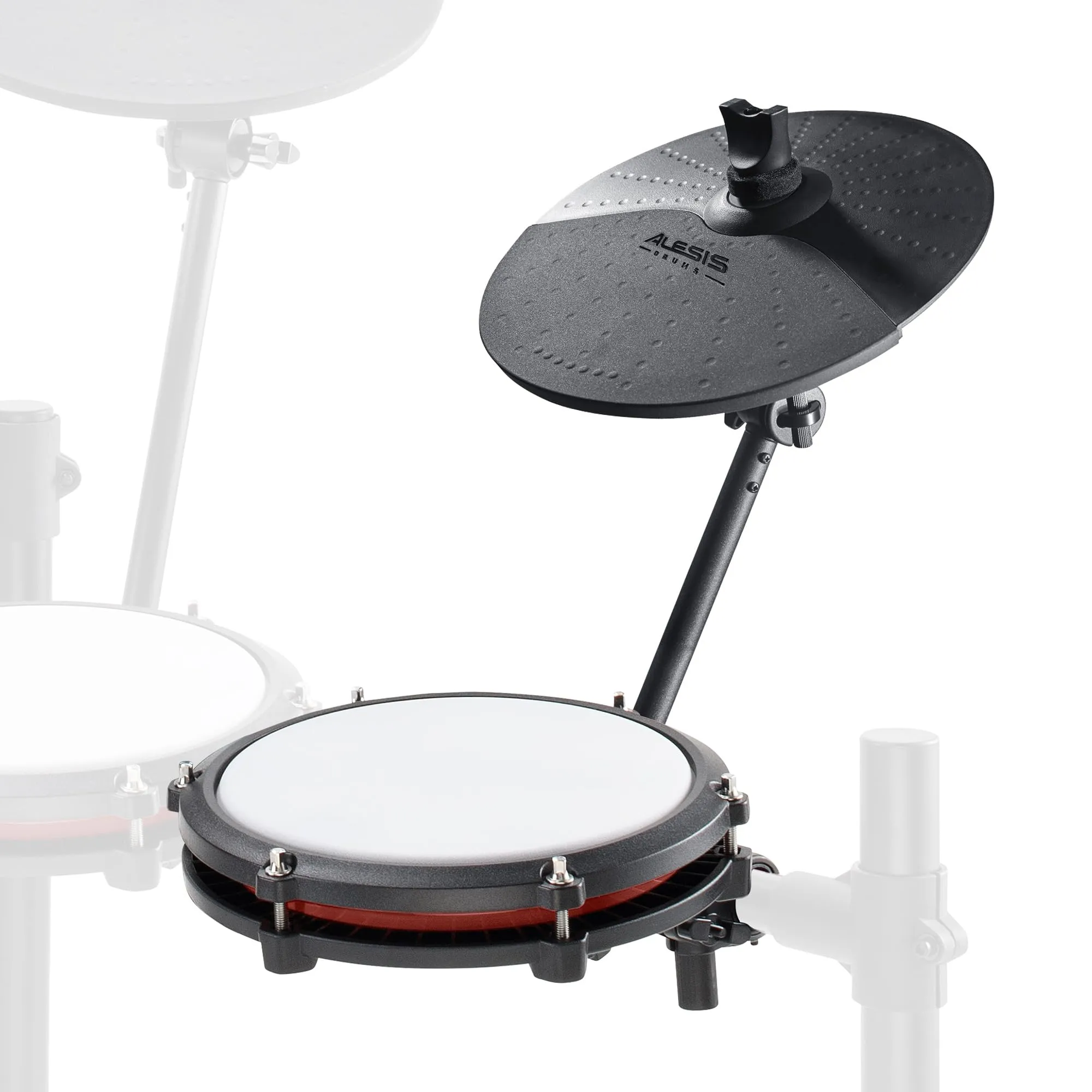 Alesis Drums Nitro Max Expansion Pack - Espansione per kit di batteria Nitro Max con tom pad in mesh, piatto da 10" con effetto choke e cavi