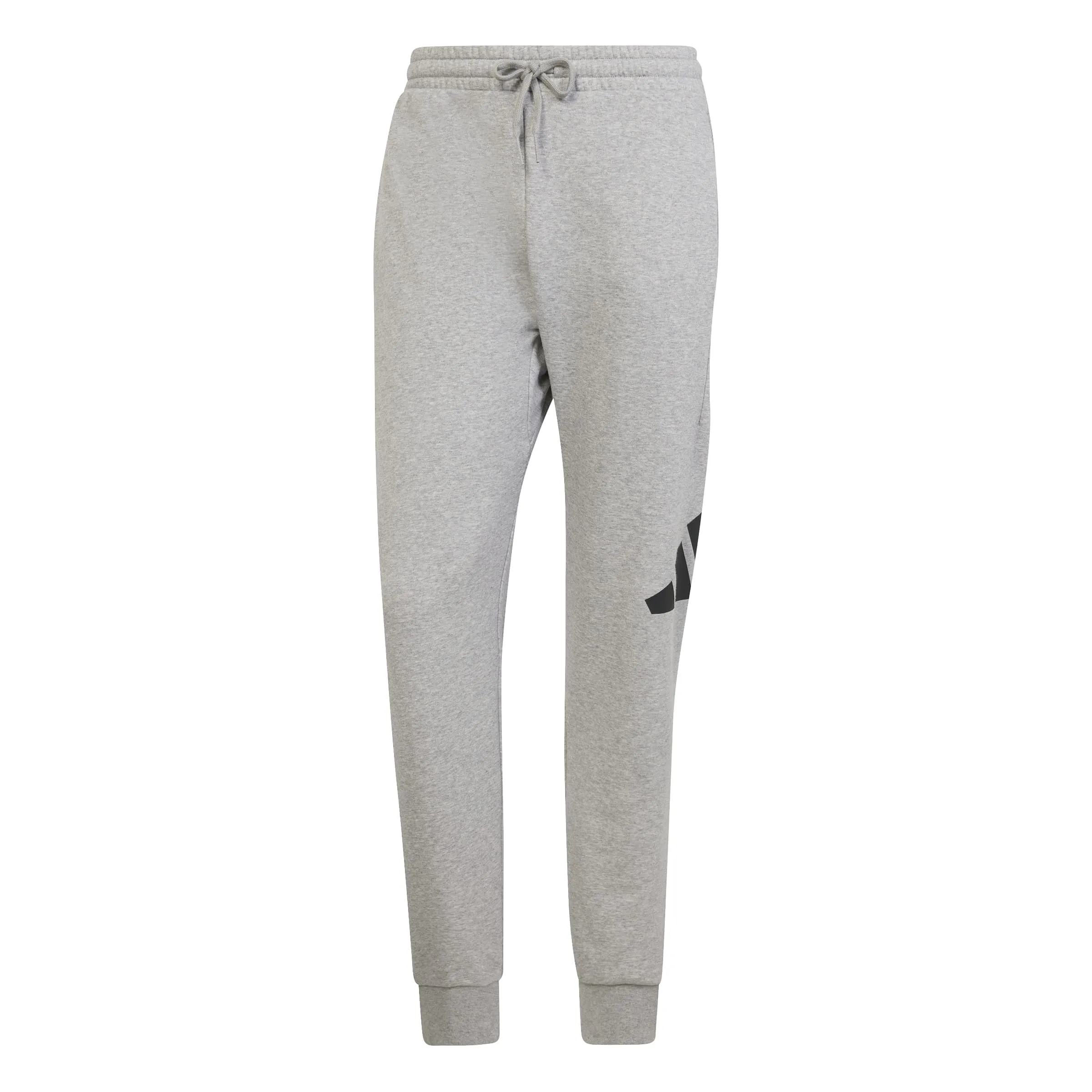 adidas Homme Essentials Big Logo French Terry Pant, Medium Grey Heather/Black, M