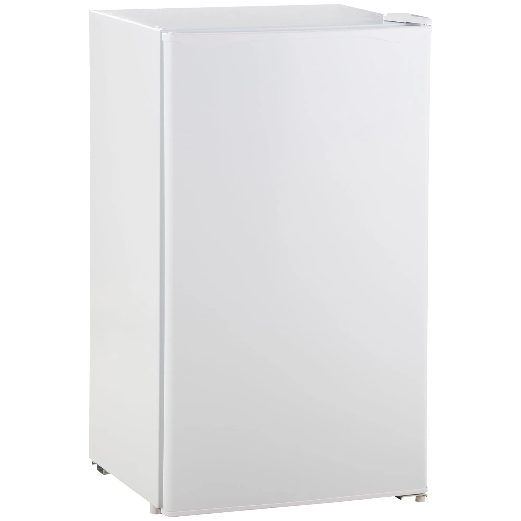 HOMCOM Frigorifero Piccolo 91L MonoPorta Reversibile con Congelatore, Mini Frigo da Camera Tavolo Silenzioso Classe E Compatto con Temperatura Regolabile 0-10 ℃, Libera Installazione, Bianco